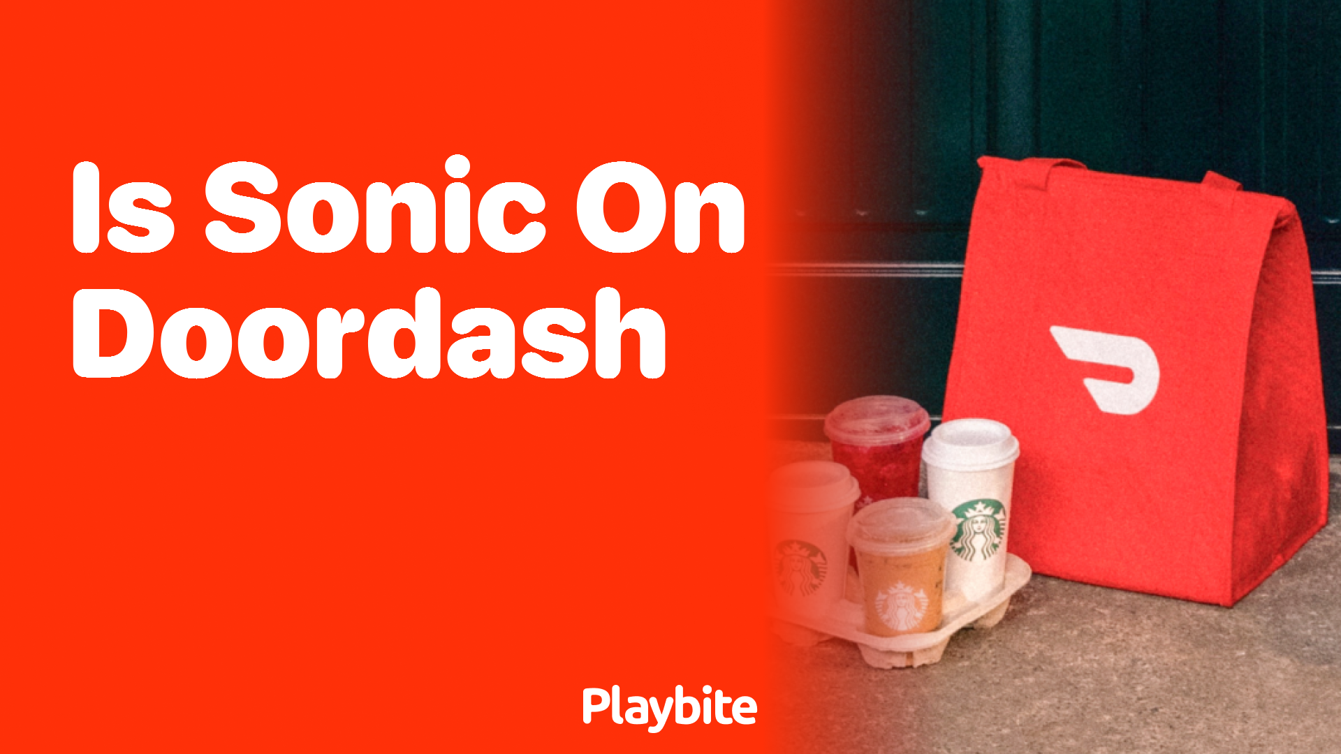 Is Sonic Available on DoorDash?