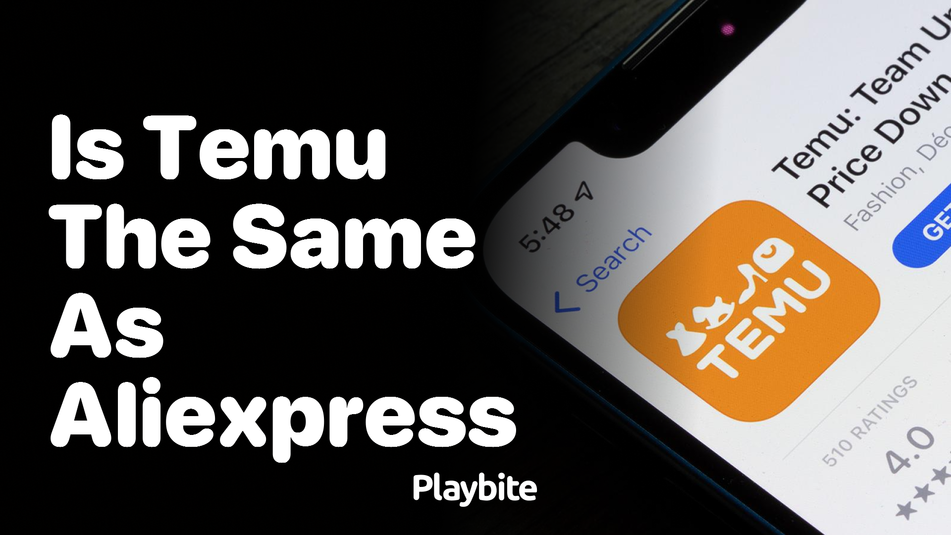 Is Temu the same as AliExpress?