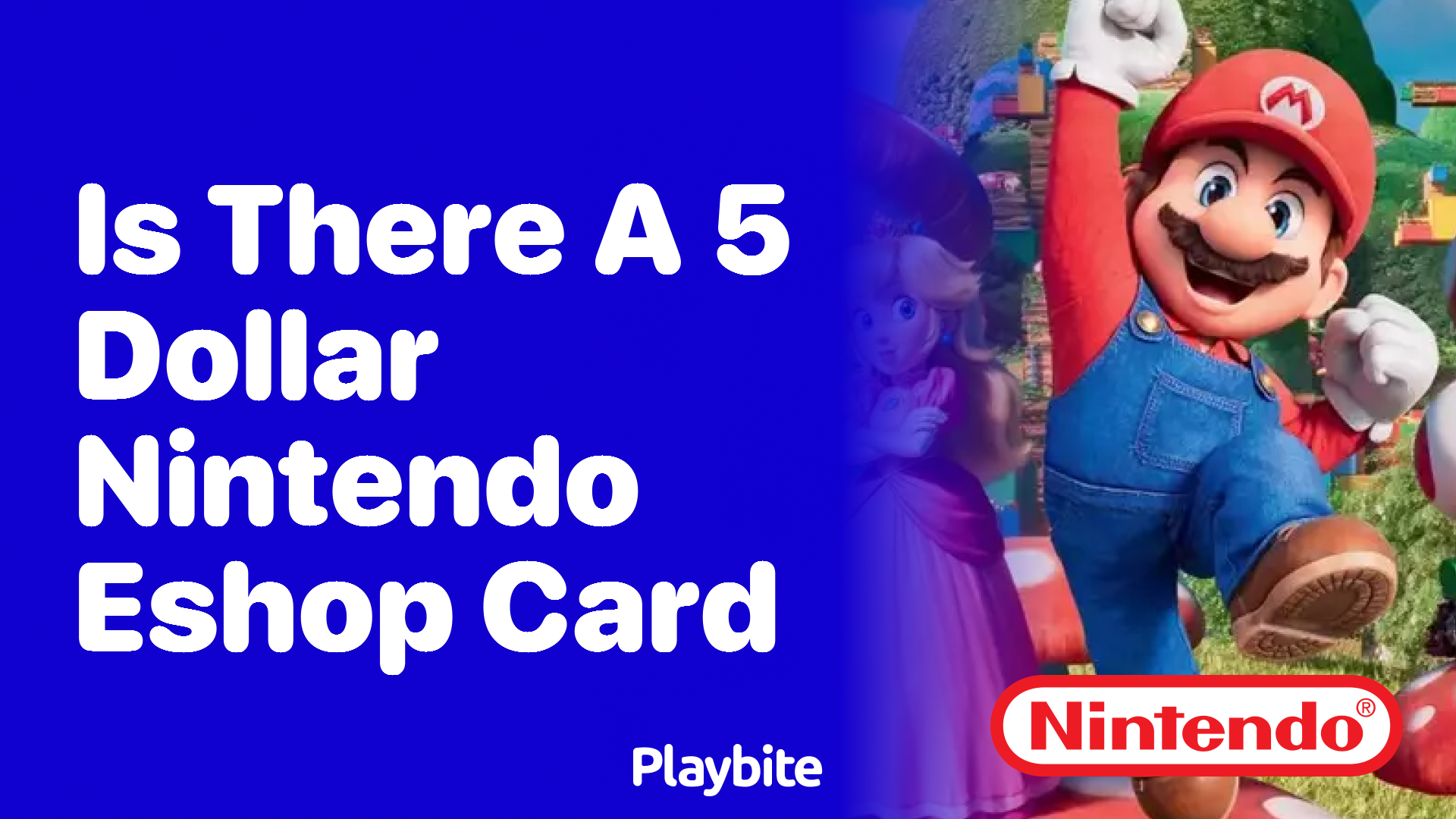 Is there a $5 Nintendo eShop Card Available?