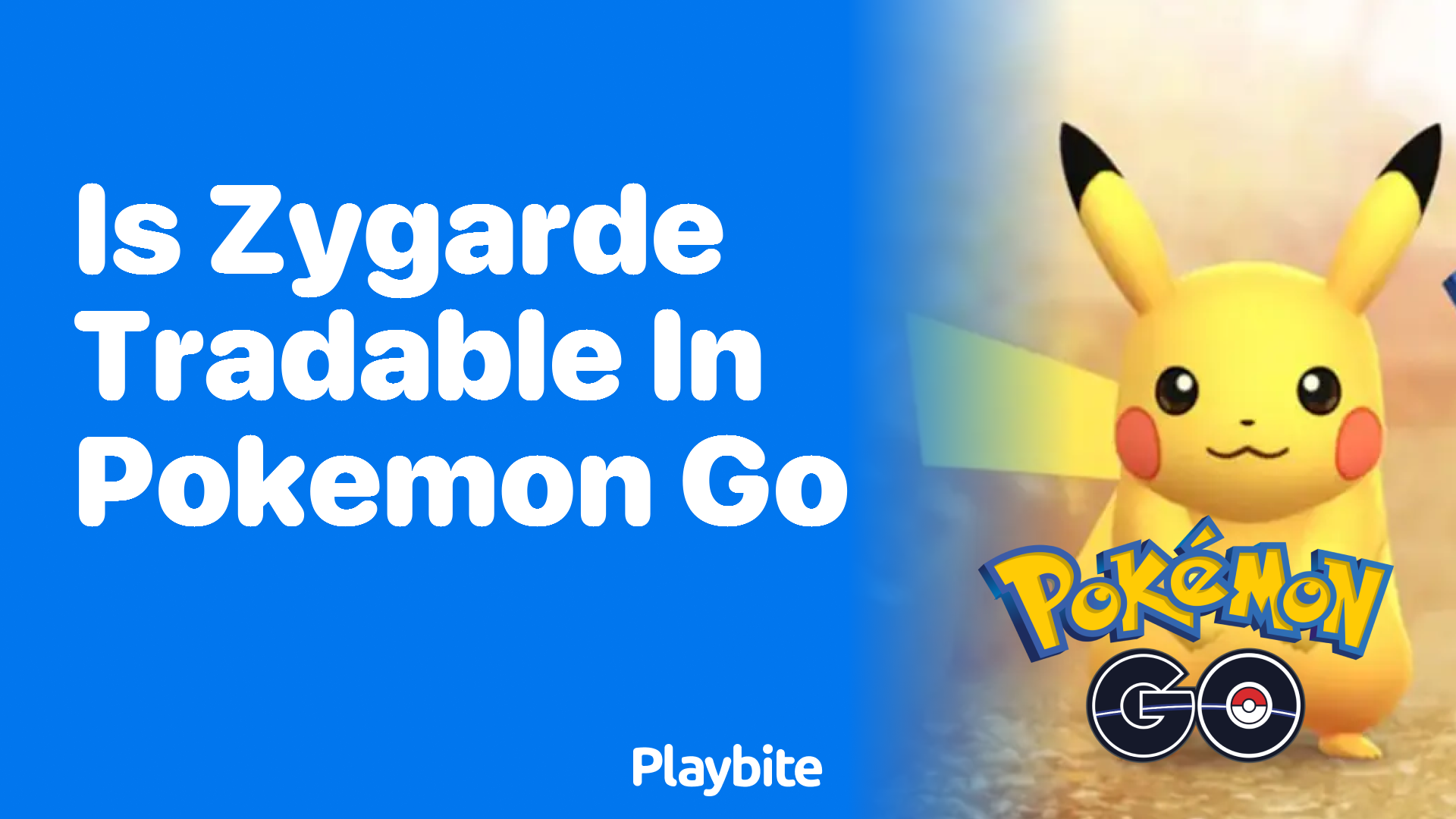 Is Zygarde Tradable in Pokemon GO? Find Out Here!