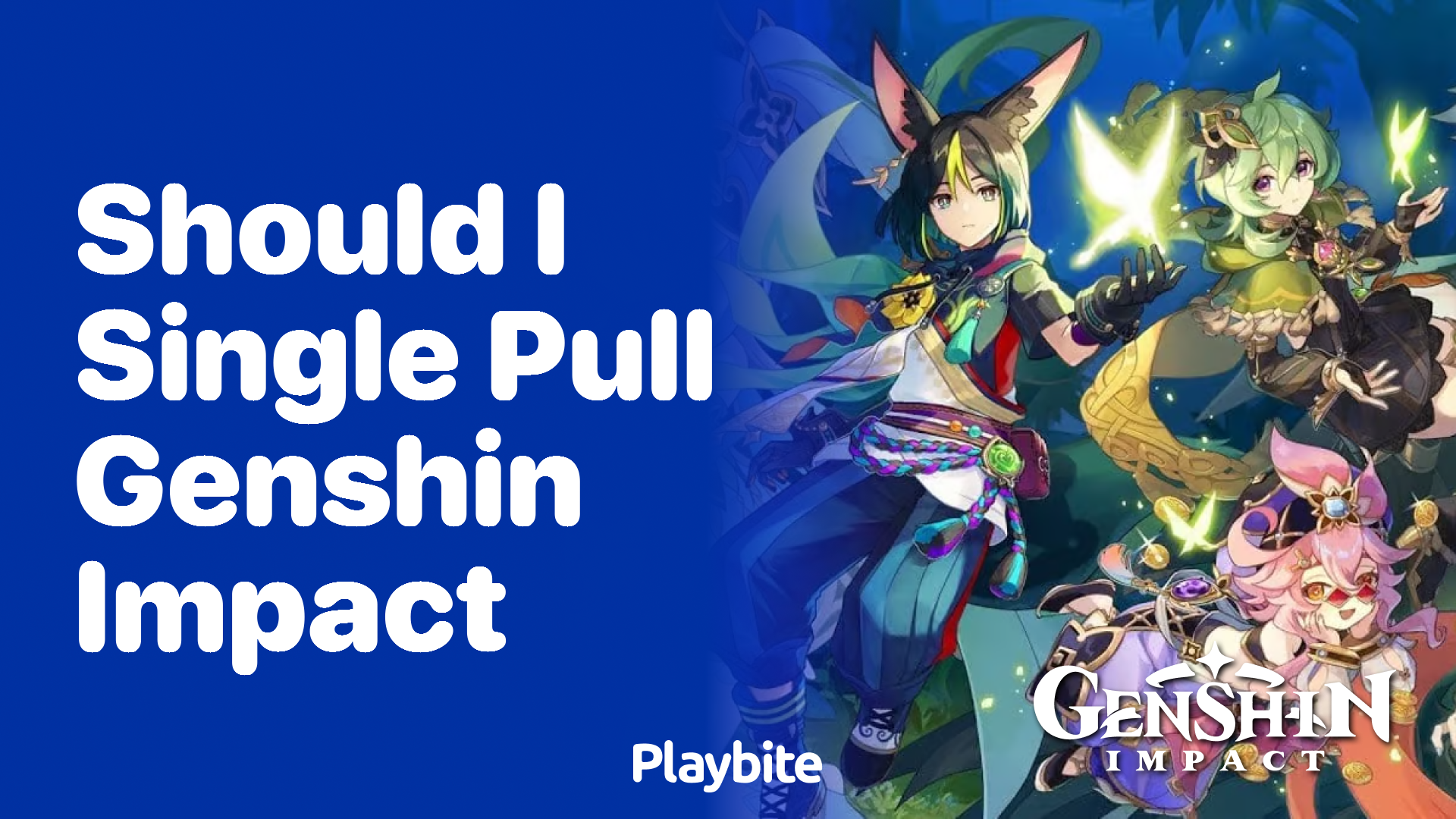 Should I Single Pull in Genshin Impact?