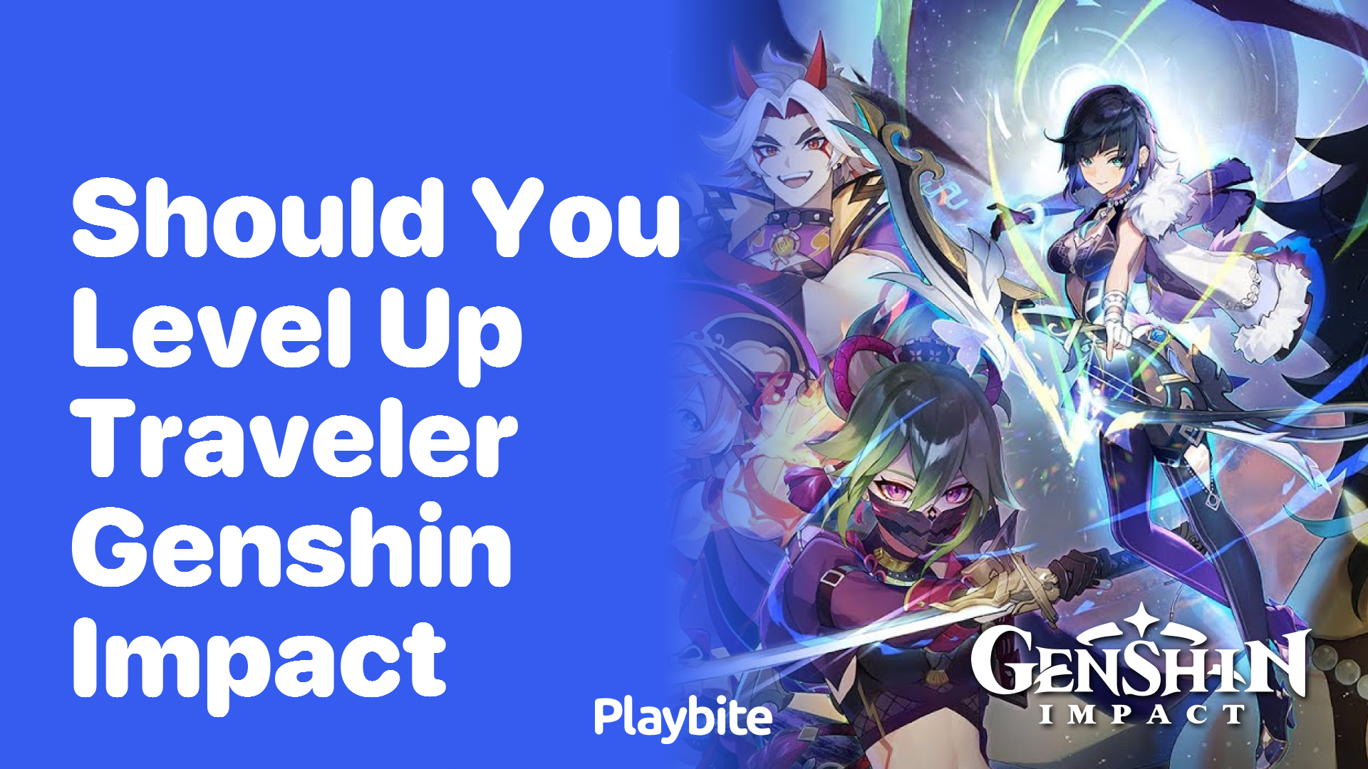 Should You Level Up Traveler in Genshin Impact?