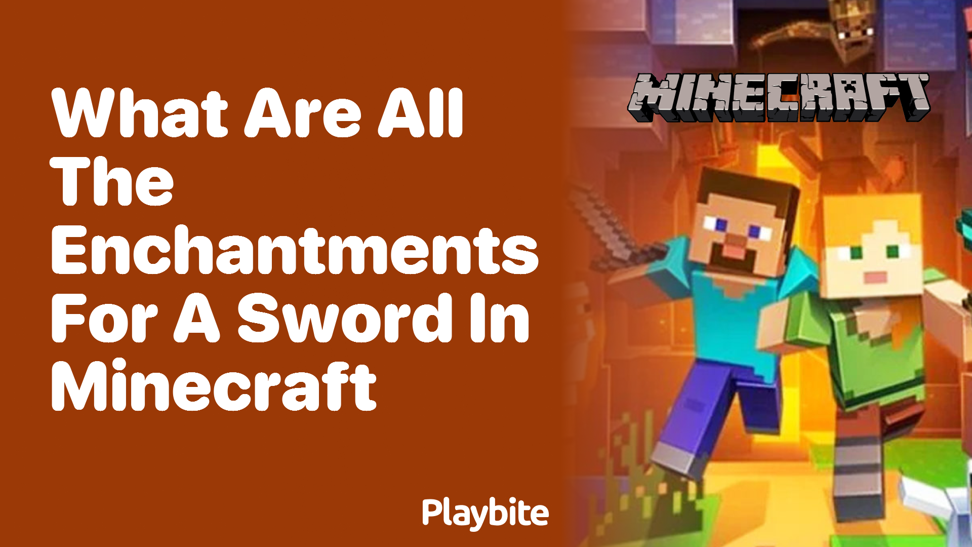 What Are All the Enchantments for a Sword in Minecraft?