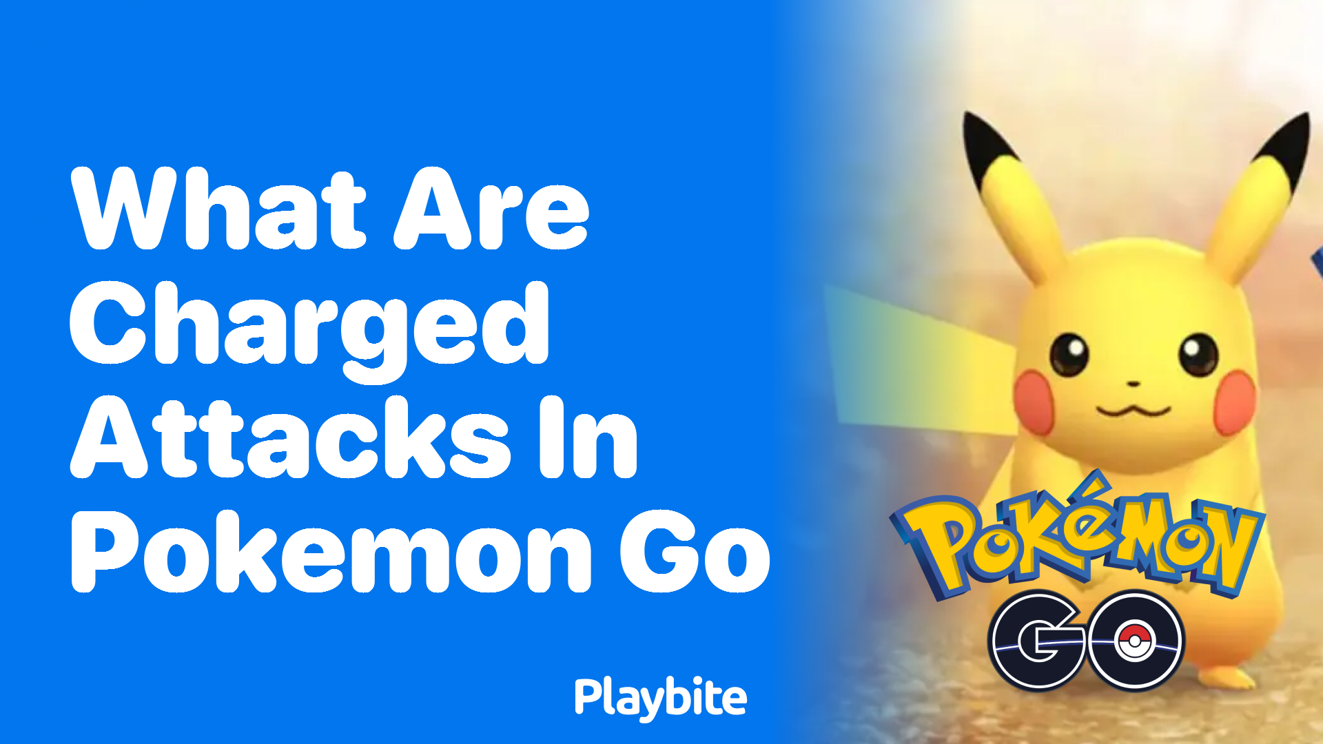 What are Charged Attacks in Pokemon GO?