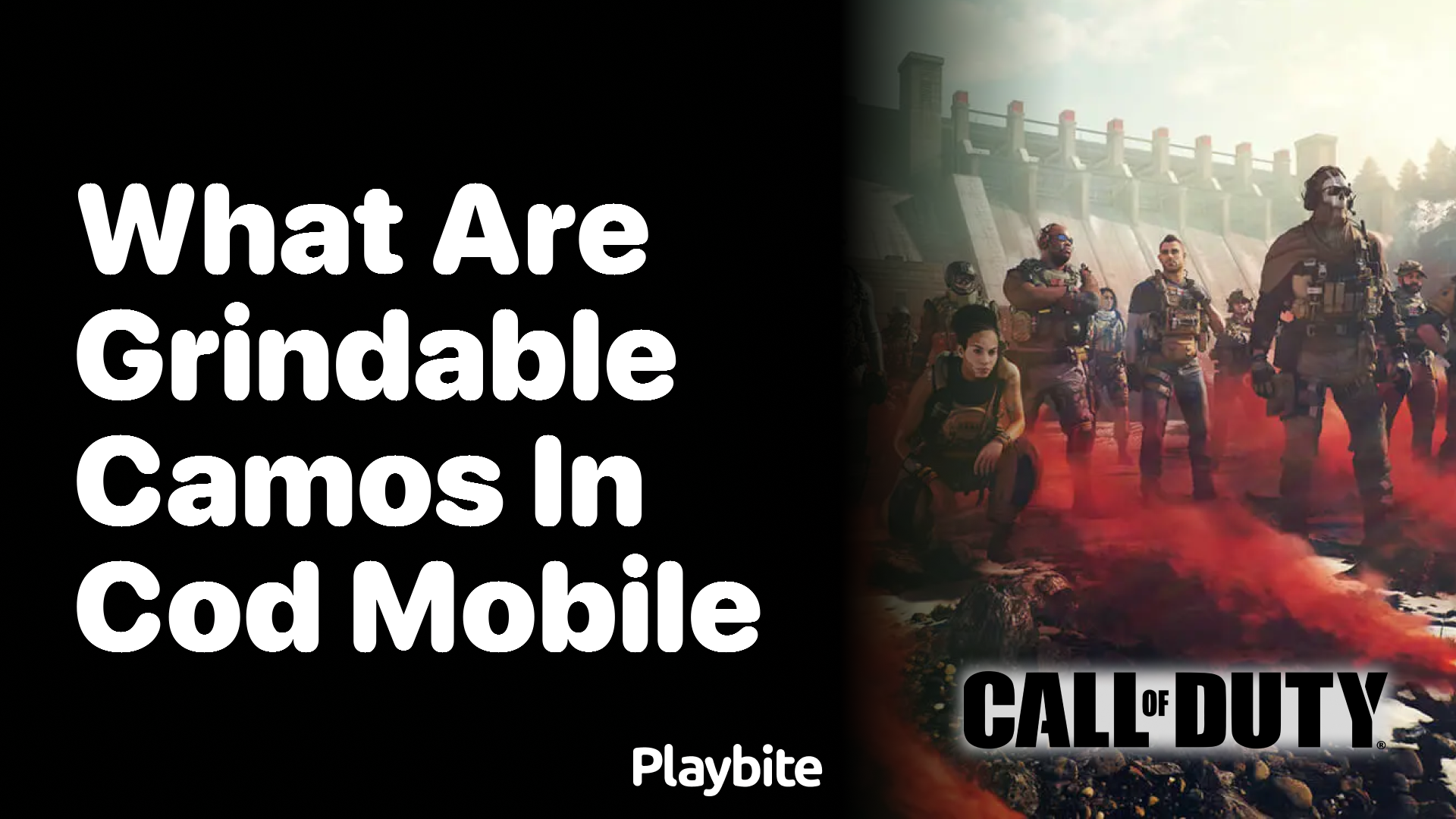 What Are Grindable Camos in COD Mobile and How to Get Them Playbite