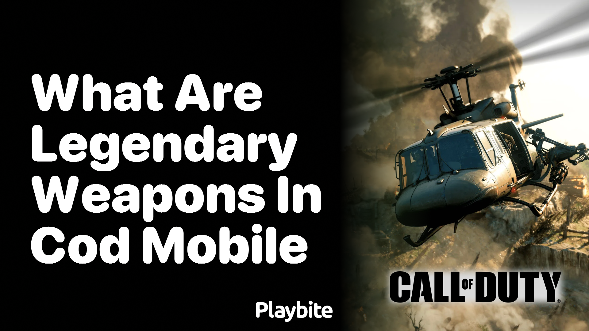 What are Legendary Weapons in CoD Mobile?