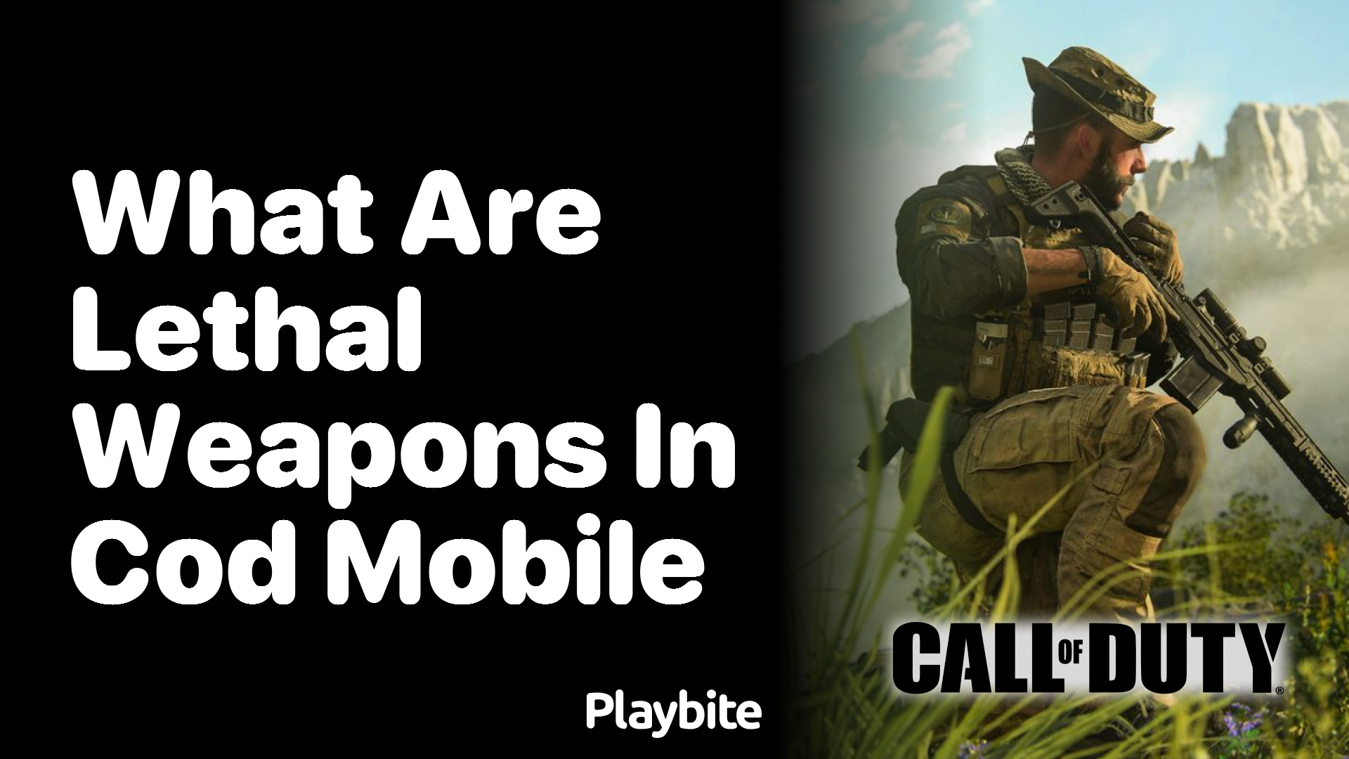 What Are Lethal Weapons in CoD Mobile?