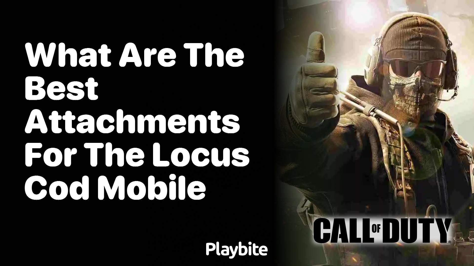 What Are the Best Attachments for the Locus in COD Mobile?