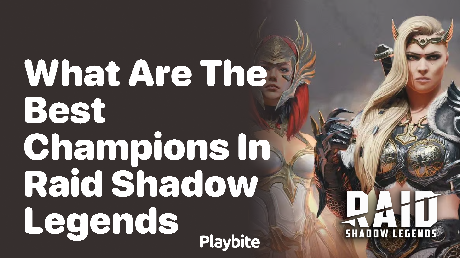 Discover the Best Champions in Raid Shadow Legends