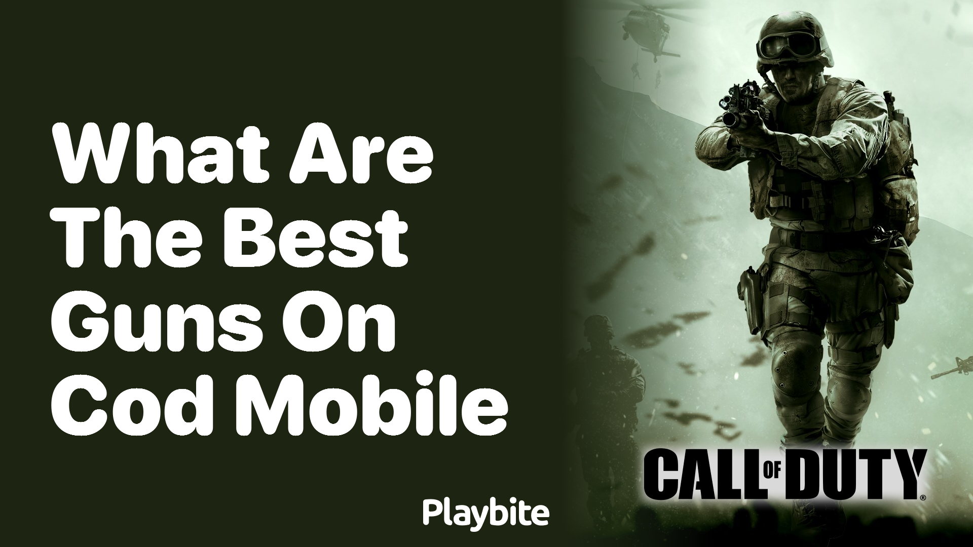 What Are the Best Guns on COD Mobile?