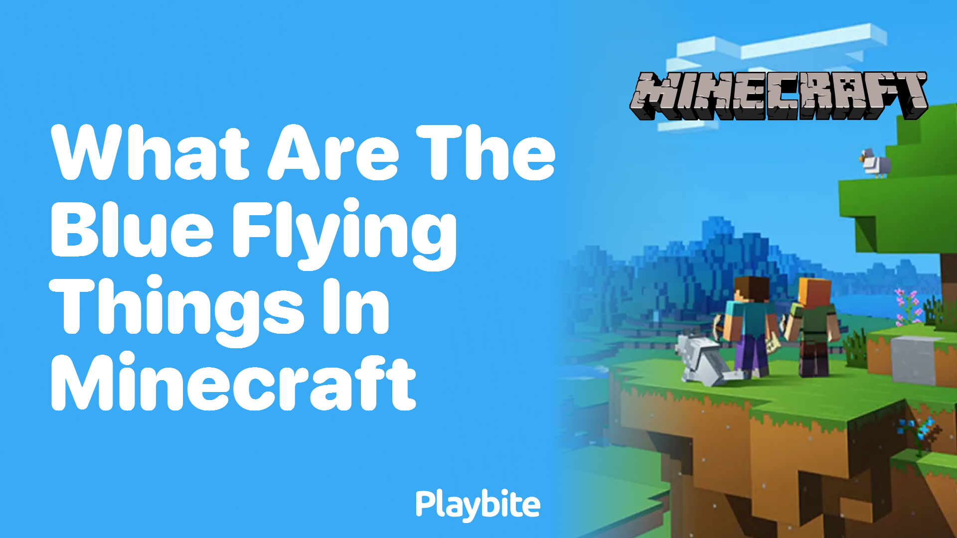 What Are the Blue Flying Things in Minecraft?