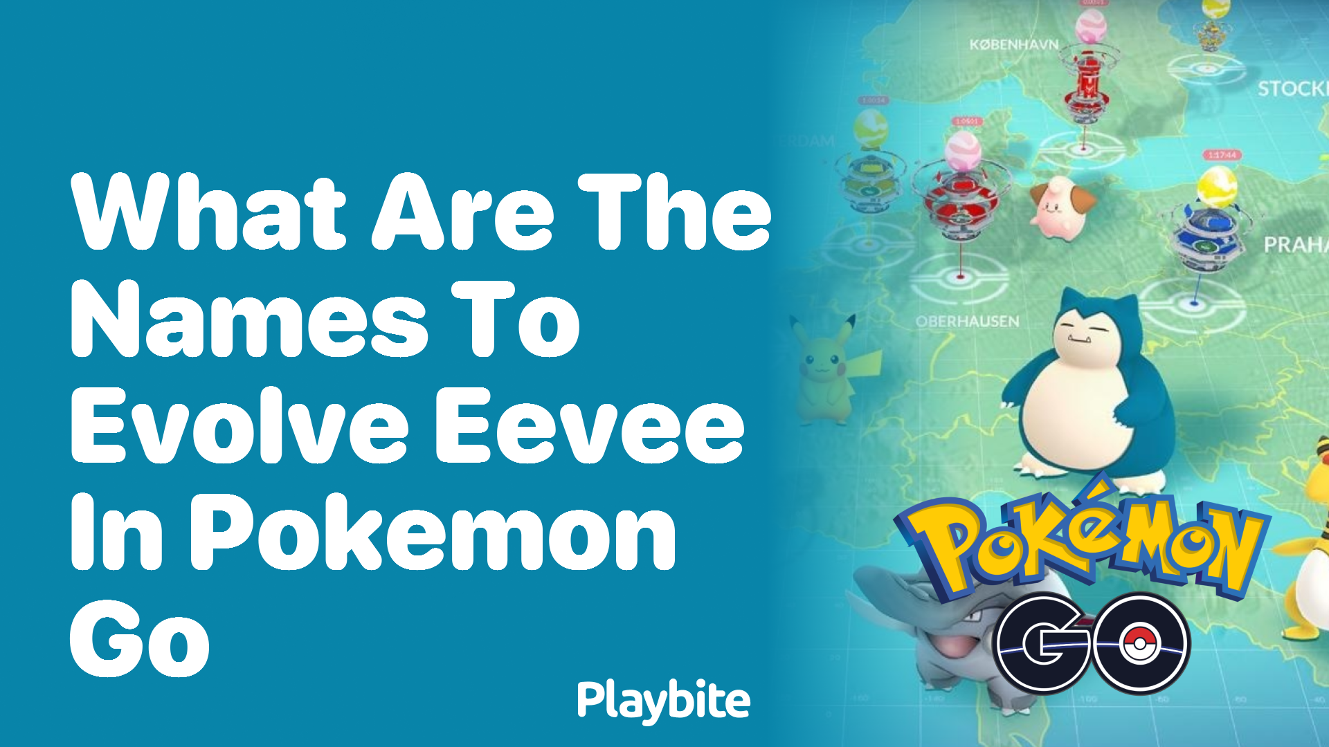 What Are the Names to Evolve Eevee in Pokemon GO?