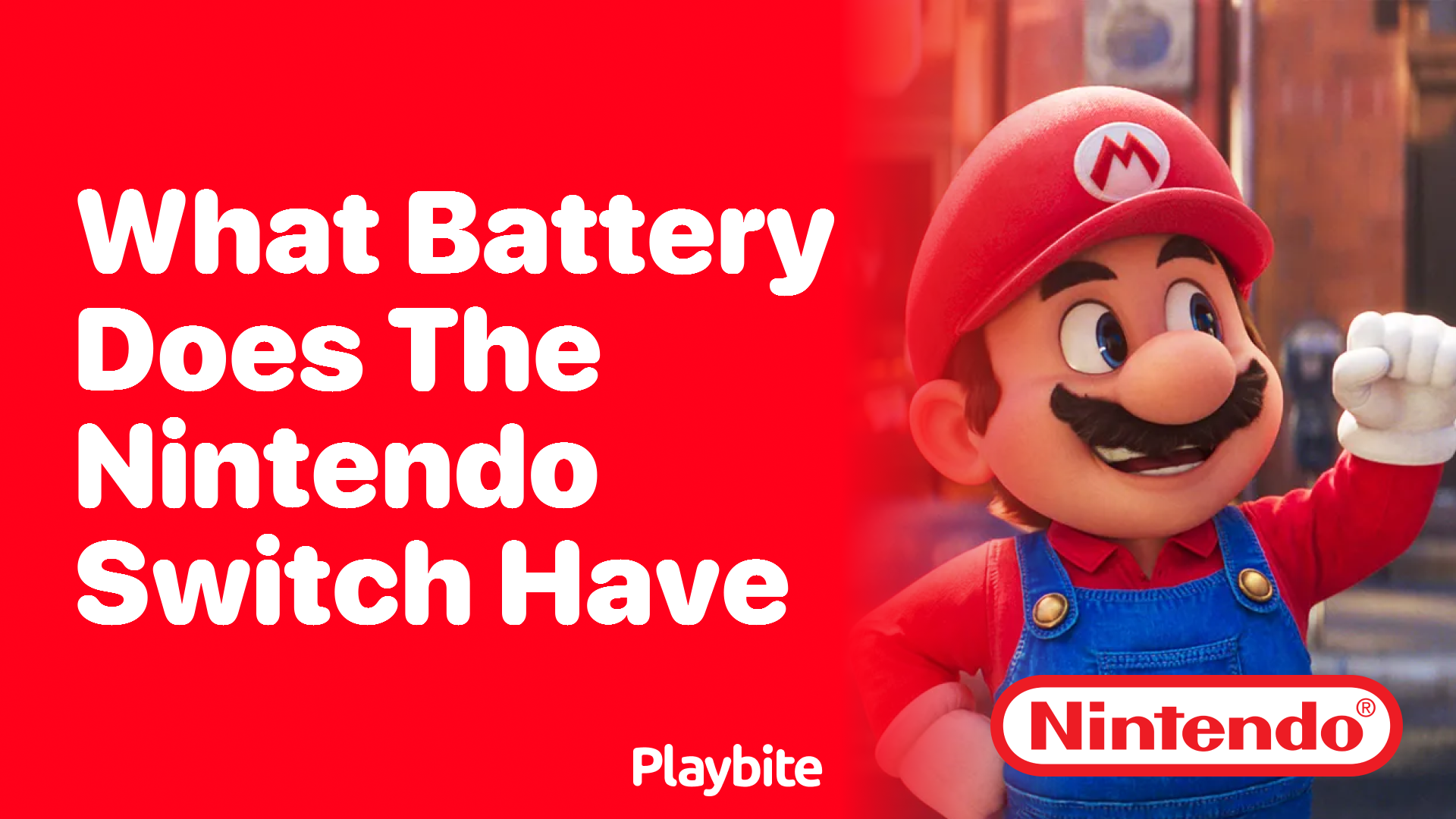 What Battery Does the Nintendo Switch Have?