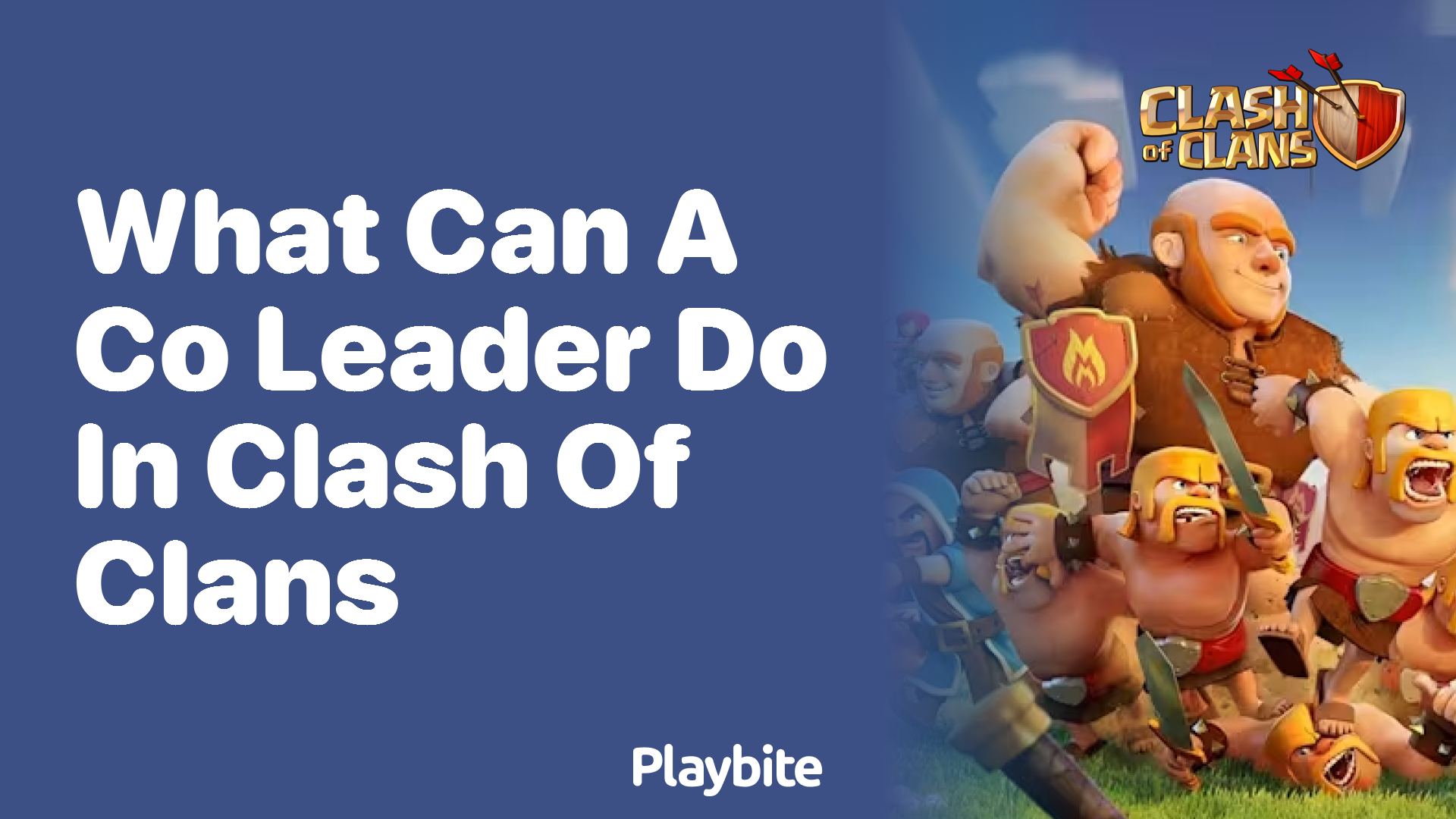 What Can a Co-Leader Do in Clash of Clans?