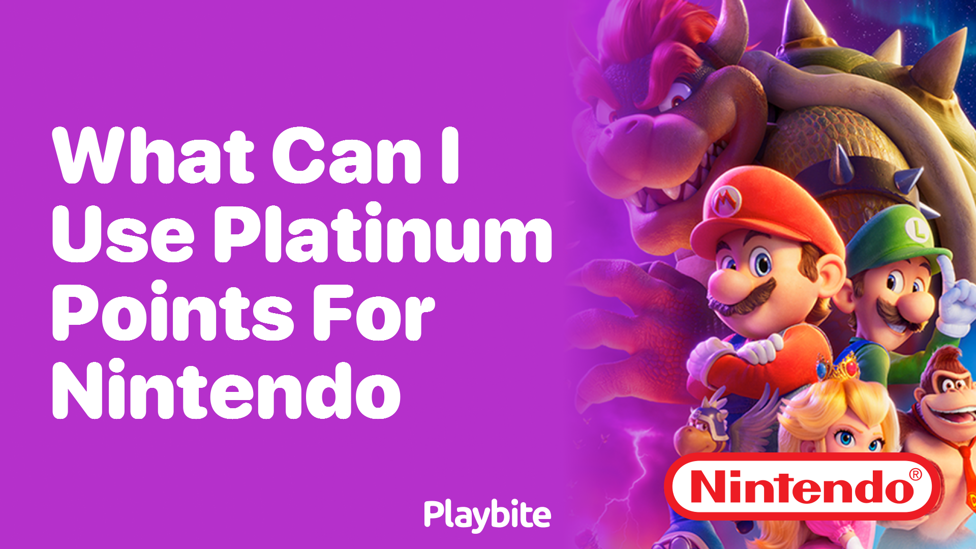 What Can I Use Platinum Points for Nintendo?