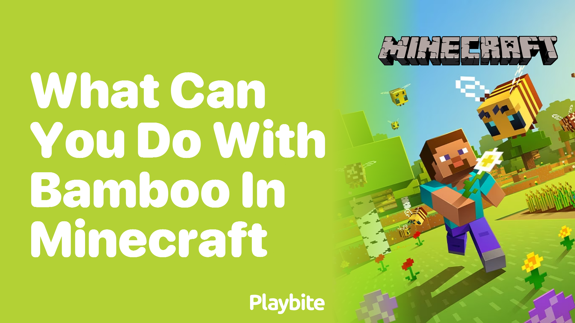 What Can You Do with Bamboo in Minecraft?