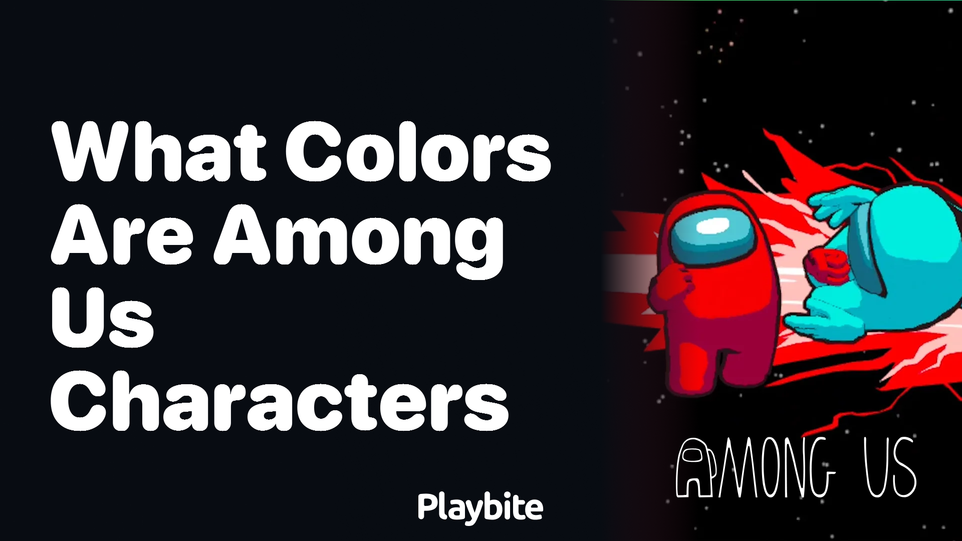 What Colors are Among Us Characters?