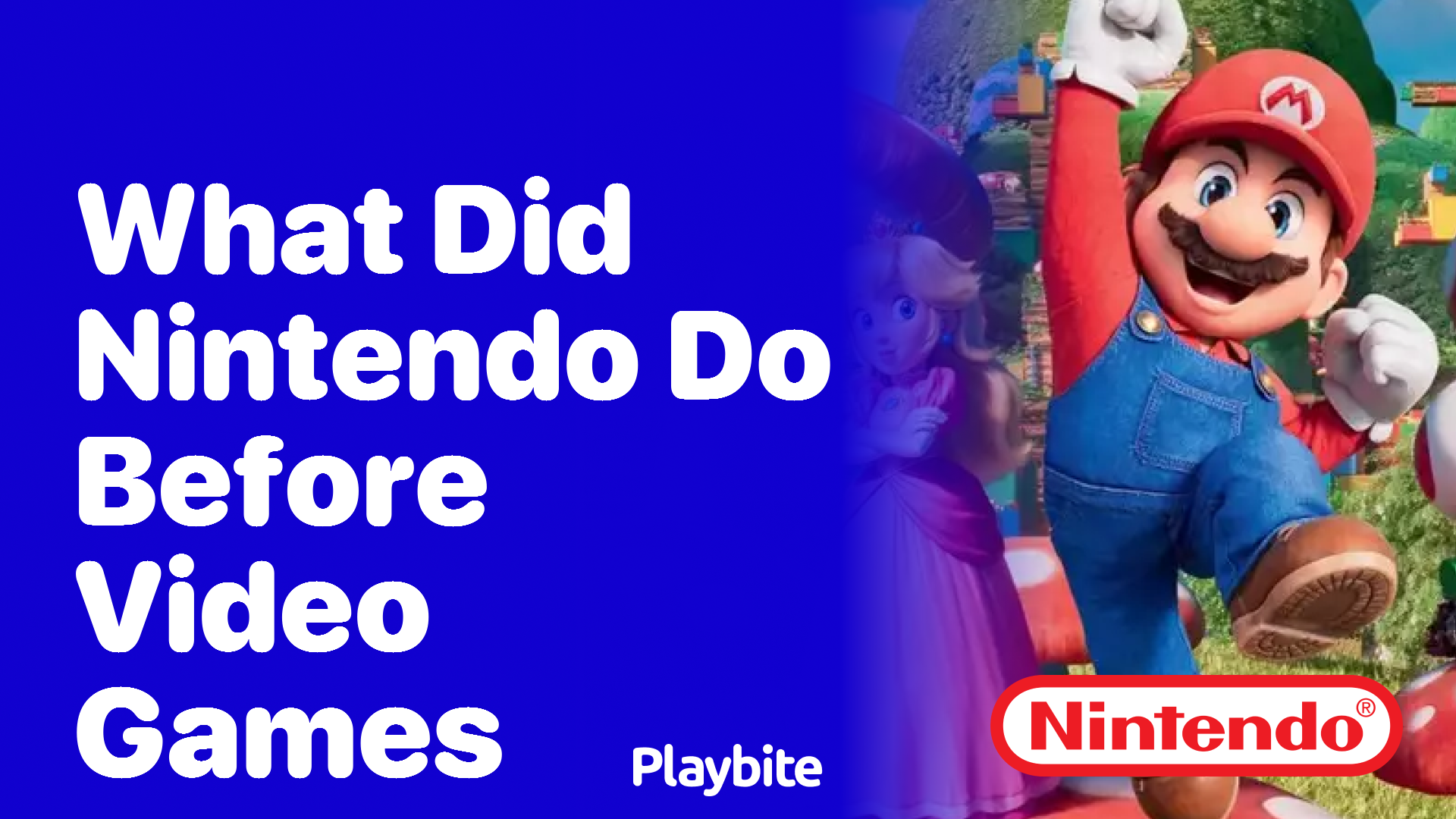 What Did Nintendo Do Before Video Games?
