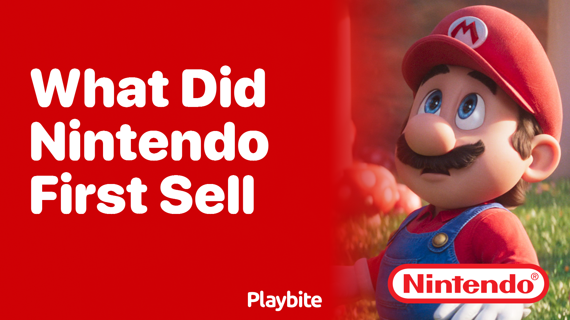 What Did Nintendo First Sell? Unveiling Nintendo’s Origins