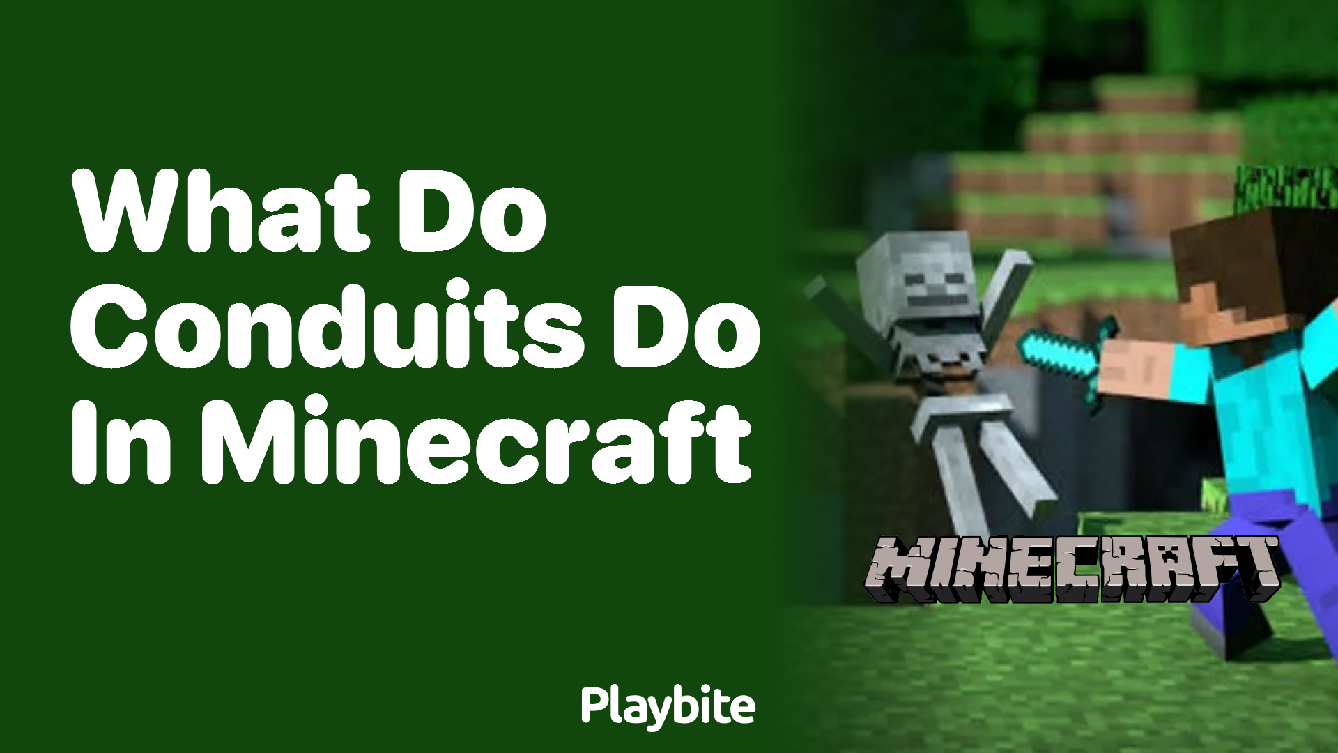 What Do Conduits Do in Minecraft? Playbite