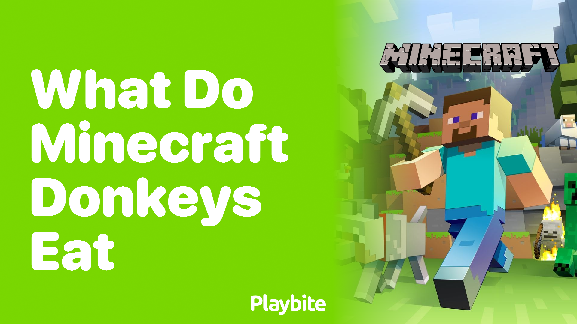 What Do Minecraft Donkeys Eat? Discover Their Favorite Foods!