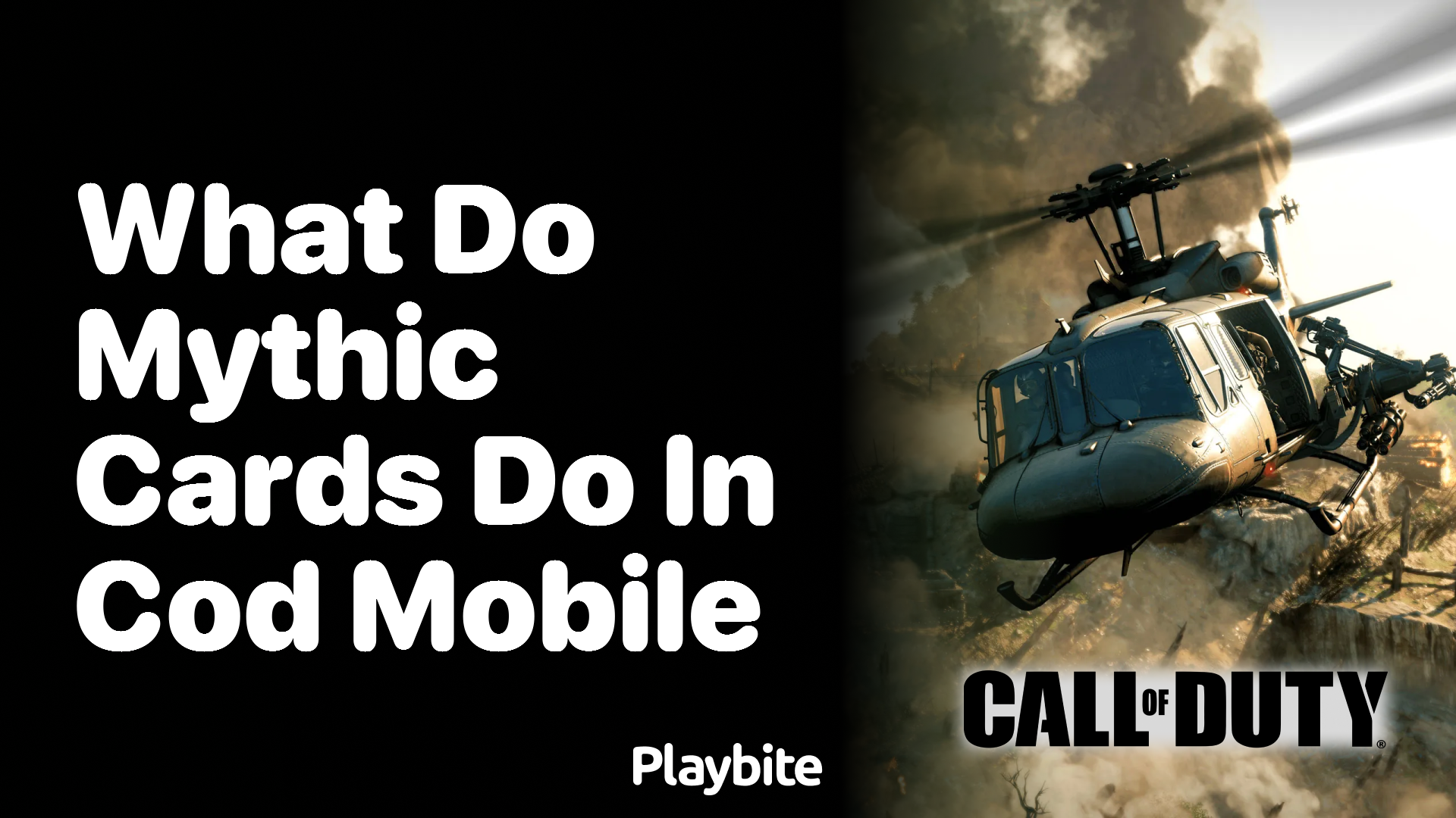 What Do Mythic Cards Do in COD Mobile?
