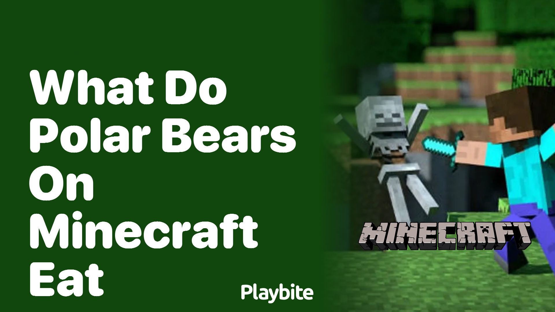 What Do Polar Bears on Minecraft Eat?