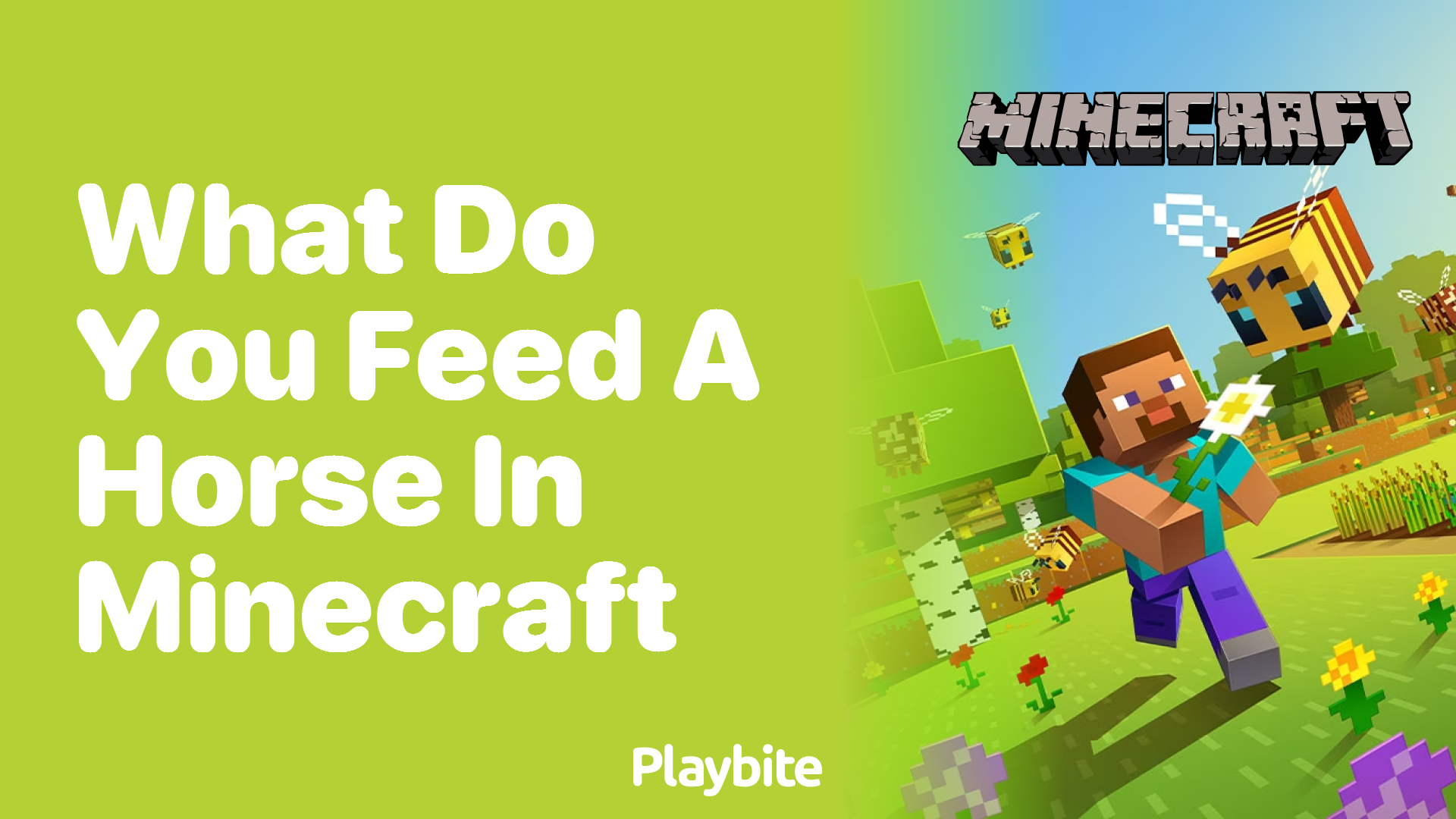 What Do You Feed a Horse in Minecraft?