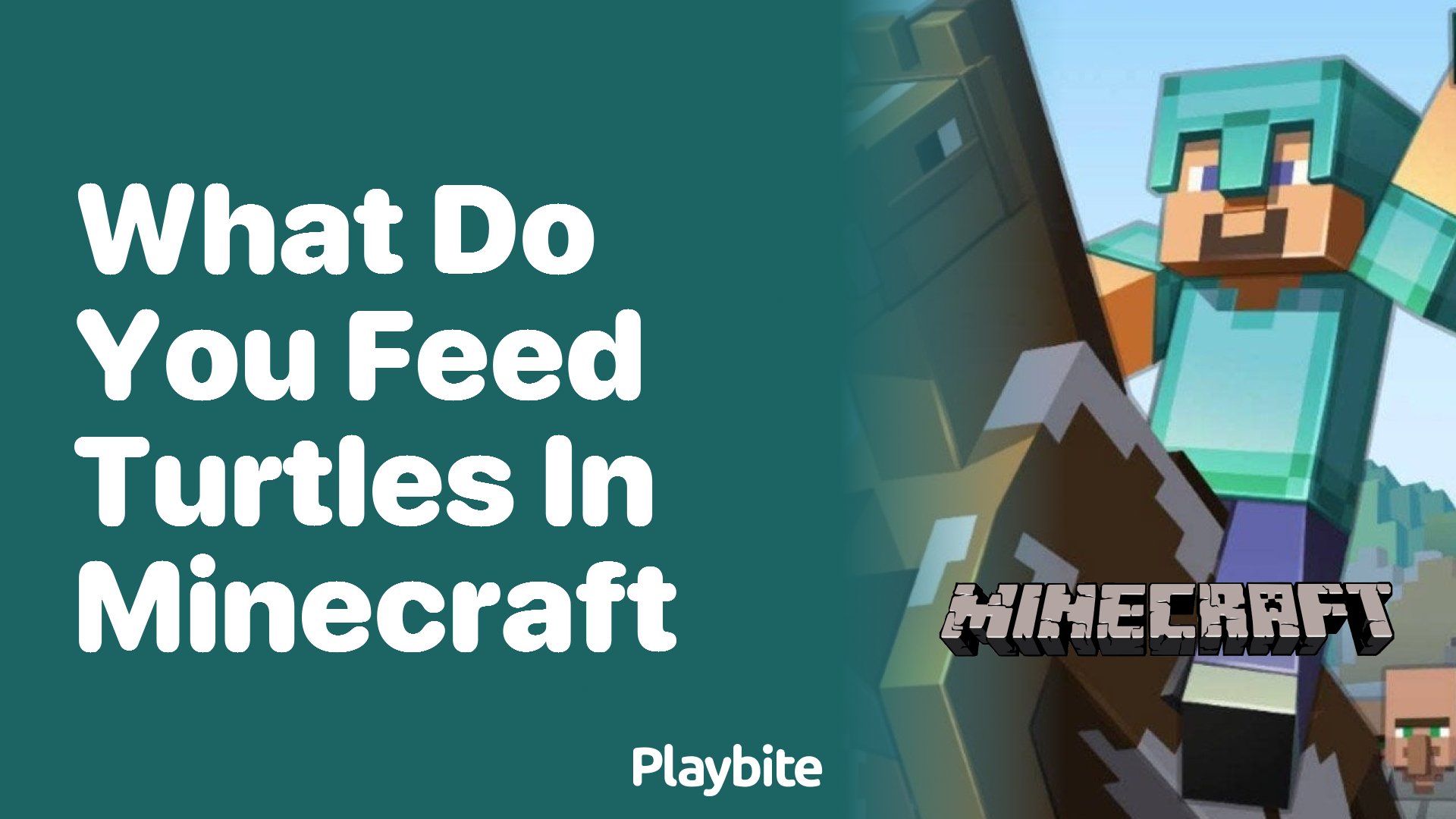 What Do You Feed Turtles in Minecraft?