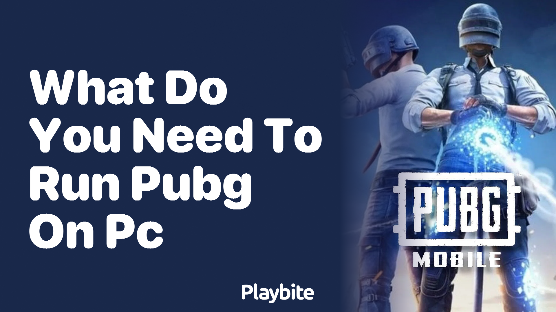 What Do You Need to Run PUBG on PC?