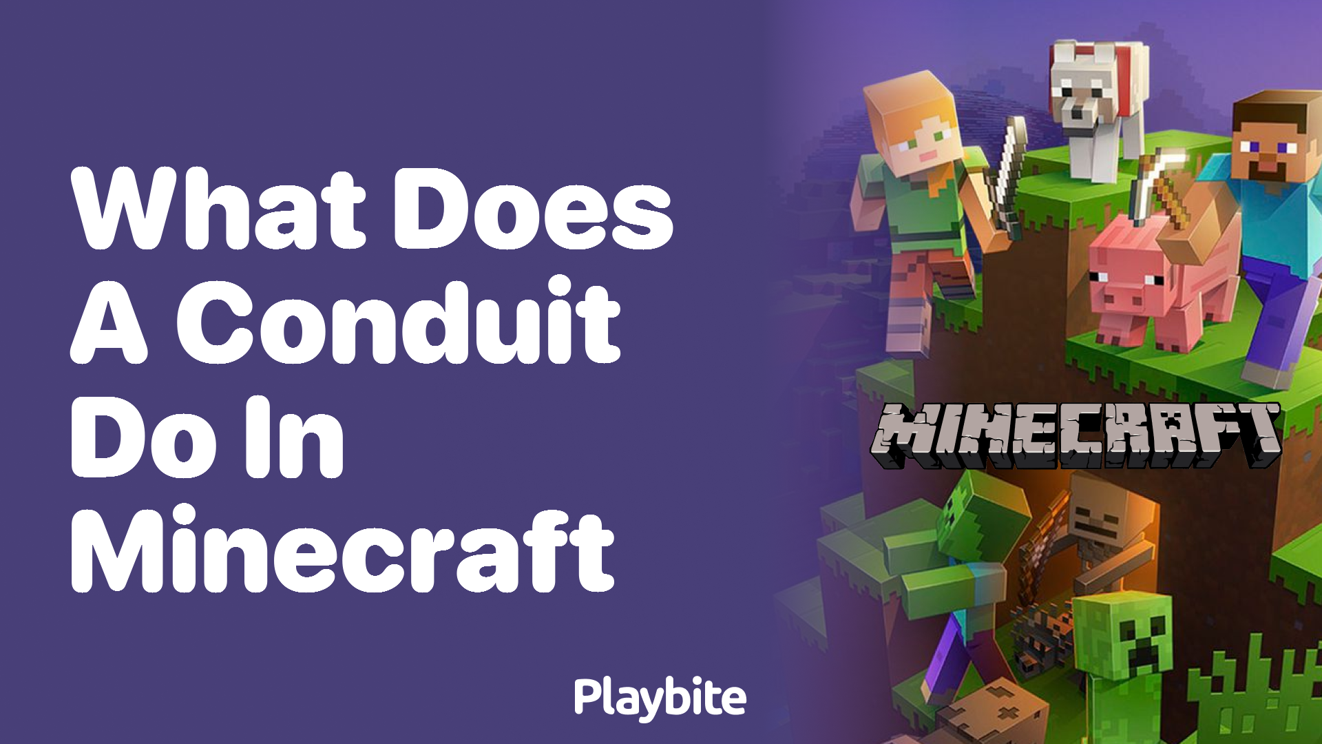 What Does a Conduit Do in Minecraft?