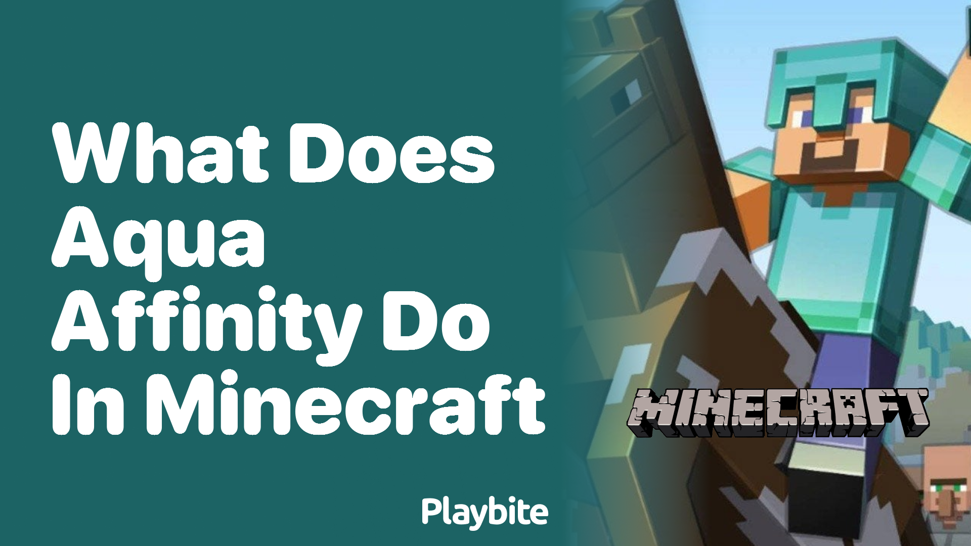 What Does Aqua Affinity Do in Minecraft?