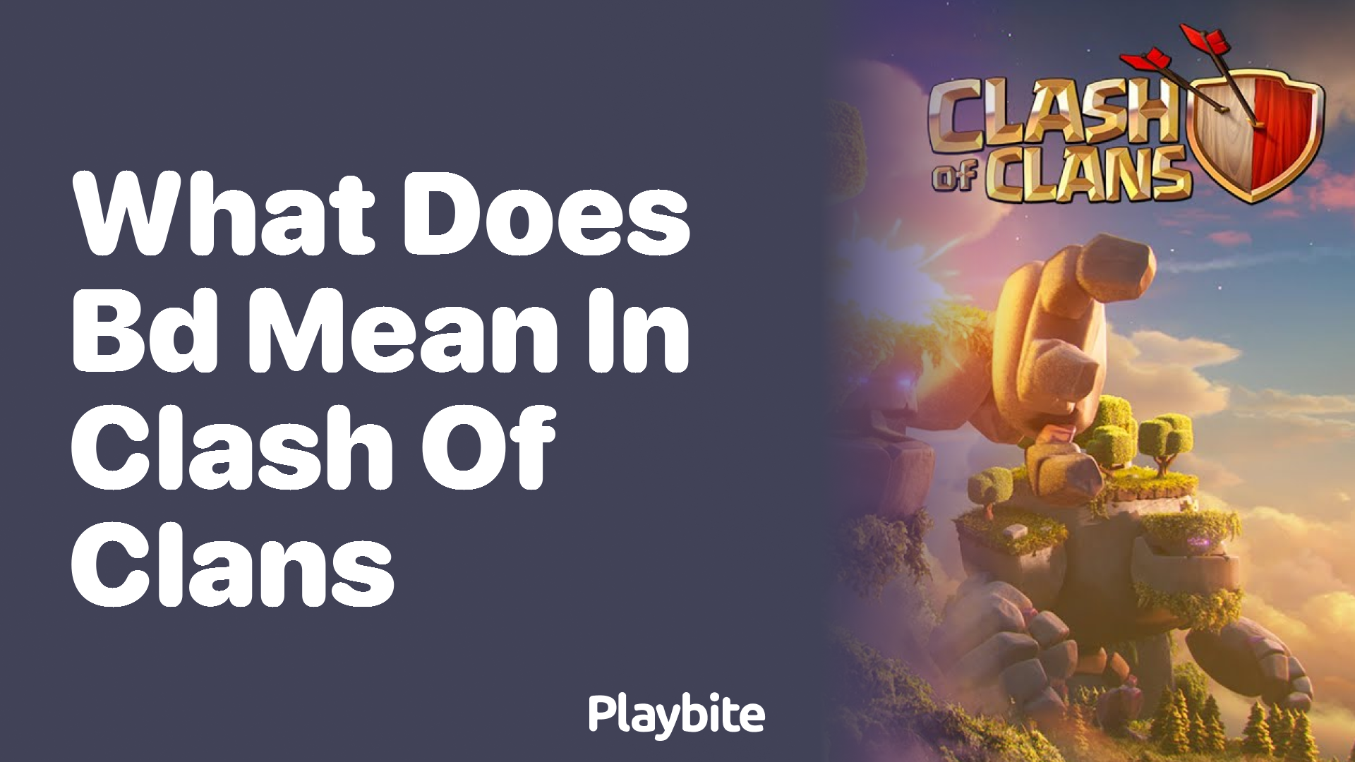 What Does BD Mean in Clash of Clans?