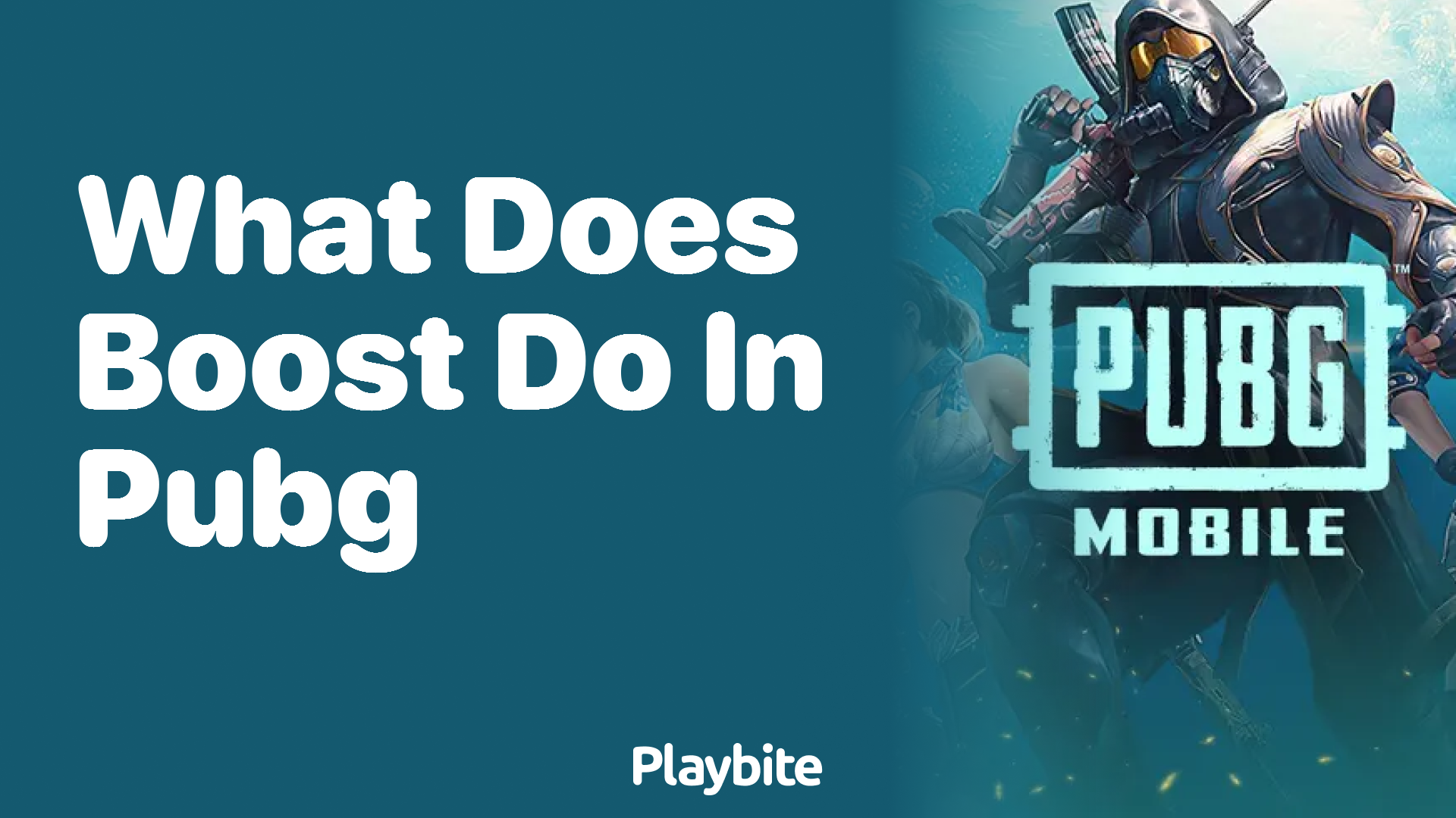 What Does Boost Do in PUBG Mobile?