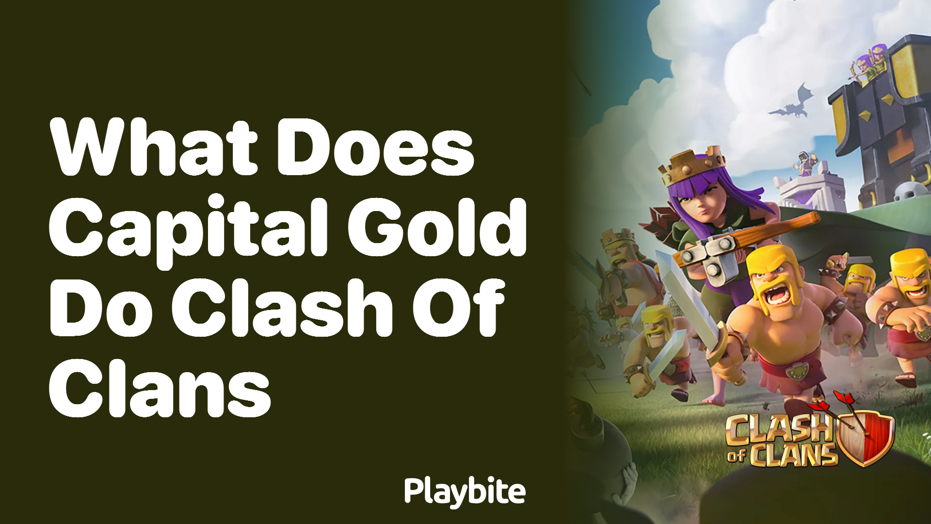 What Does Capital Gold Do in Clash of Clans?