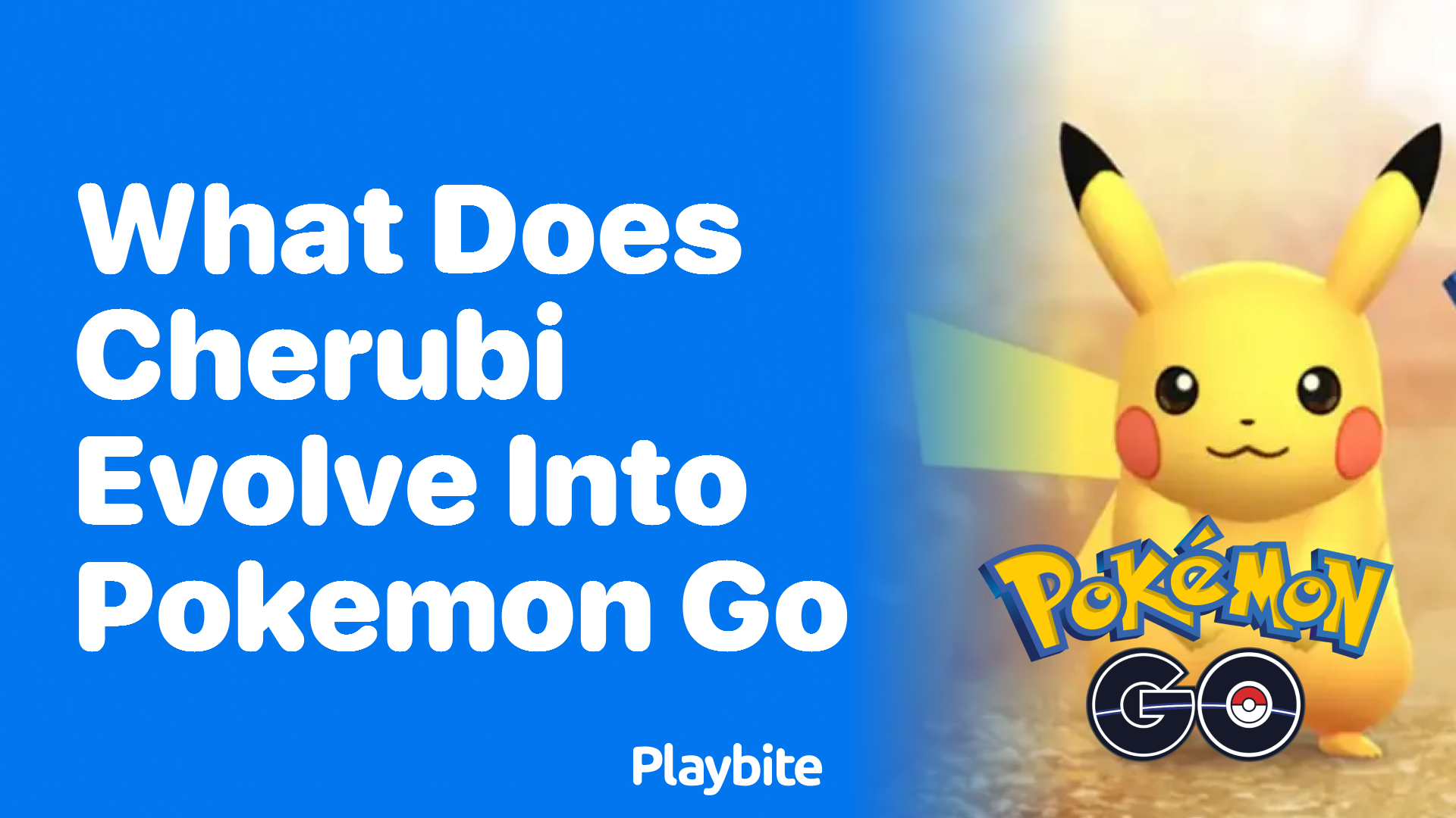 What Does Cherubi Evolve Into in Pokemon GO?