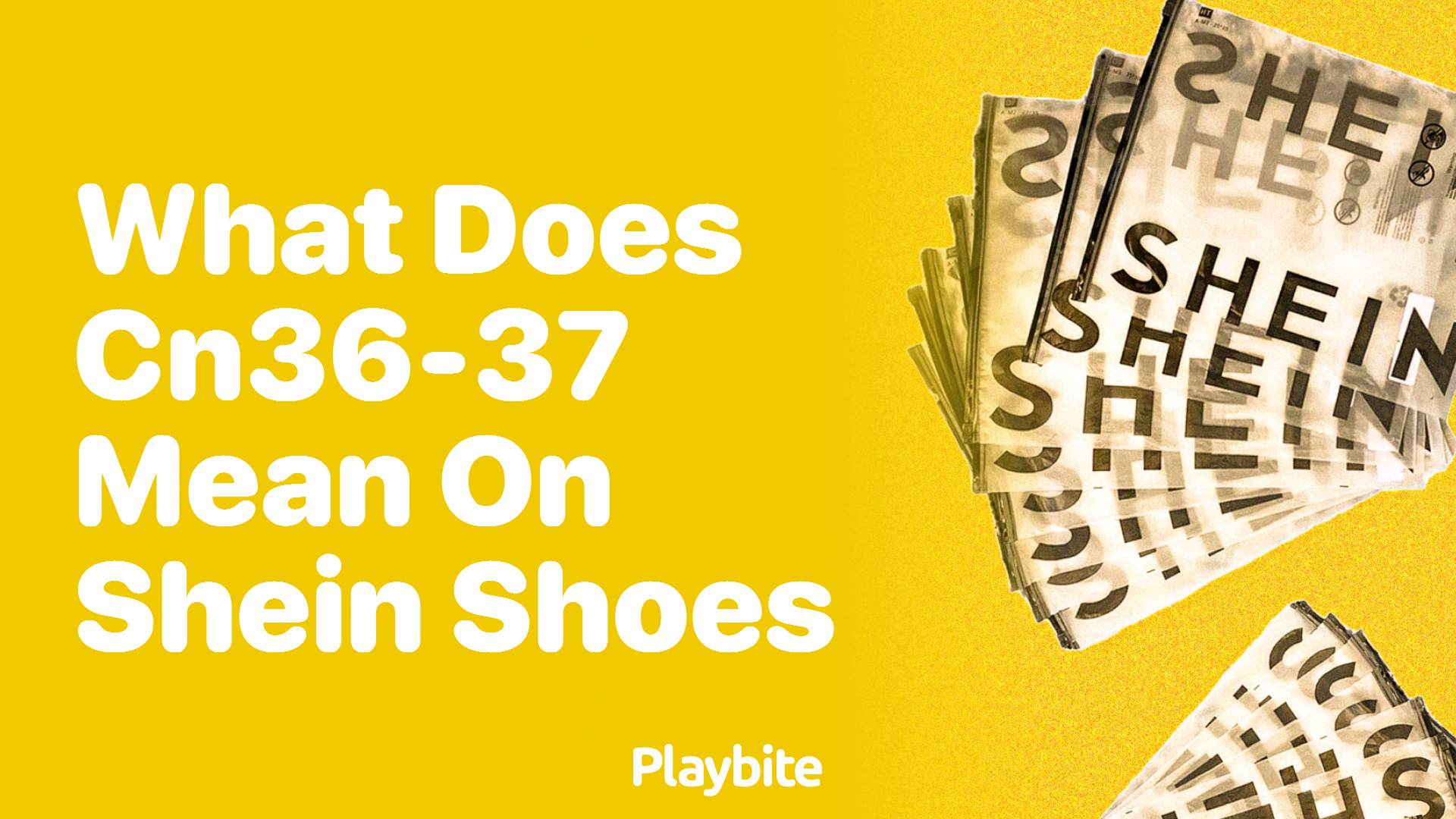 What Does CN36-37 Mean on SHEIN Shoes? Unveiling the Mystery