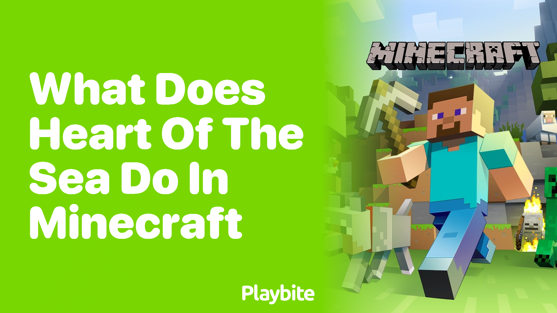 What Does the Heart of the Sea Do in Minecraft?