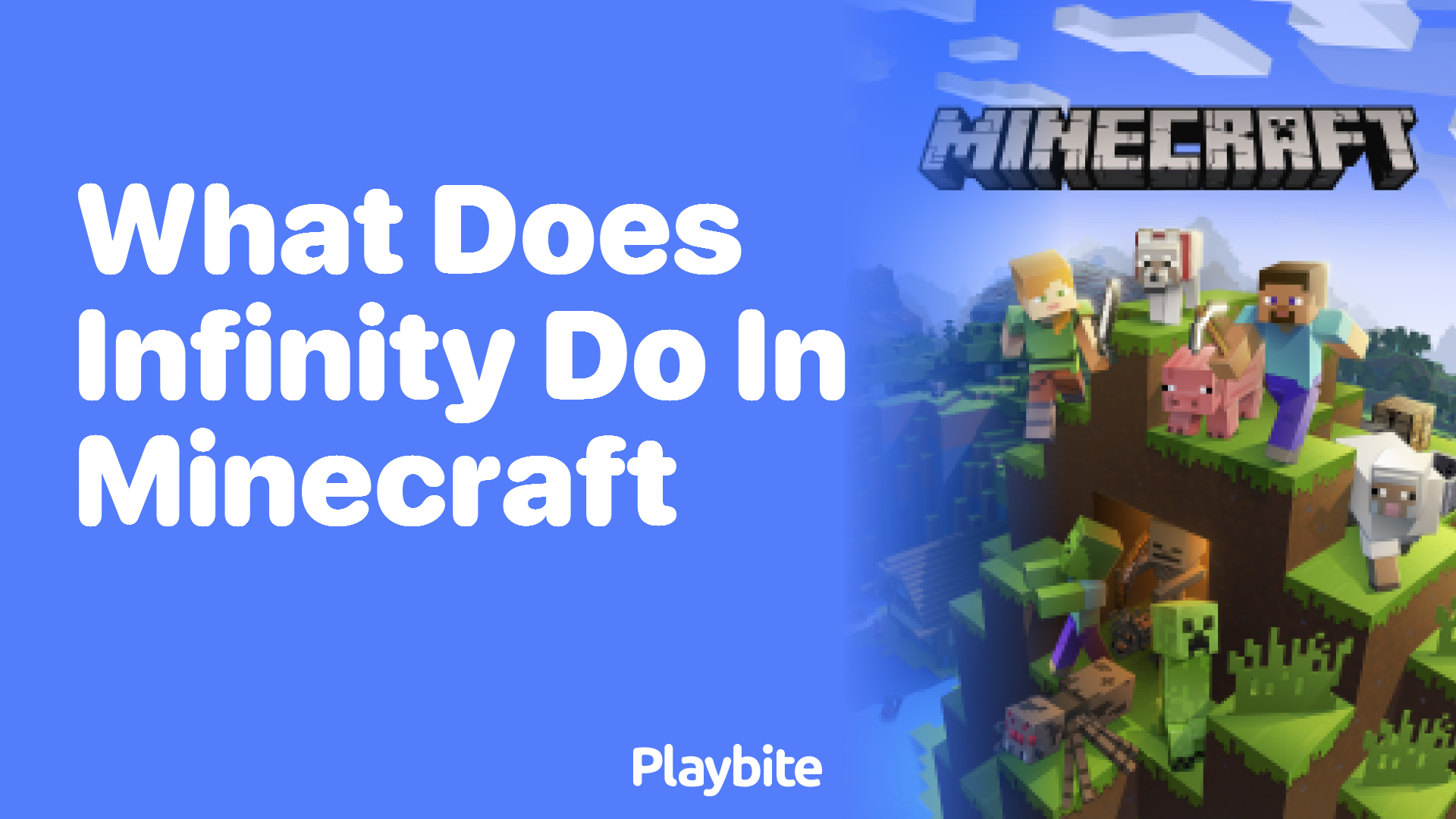 What Does Infinity Do in Minecraft? Playbite