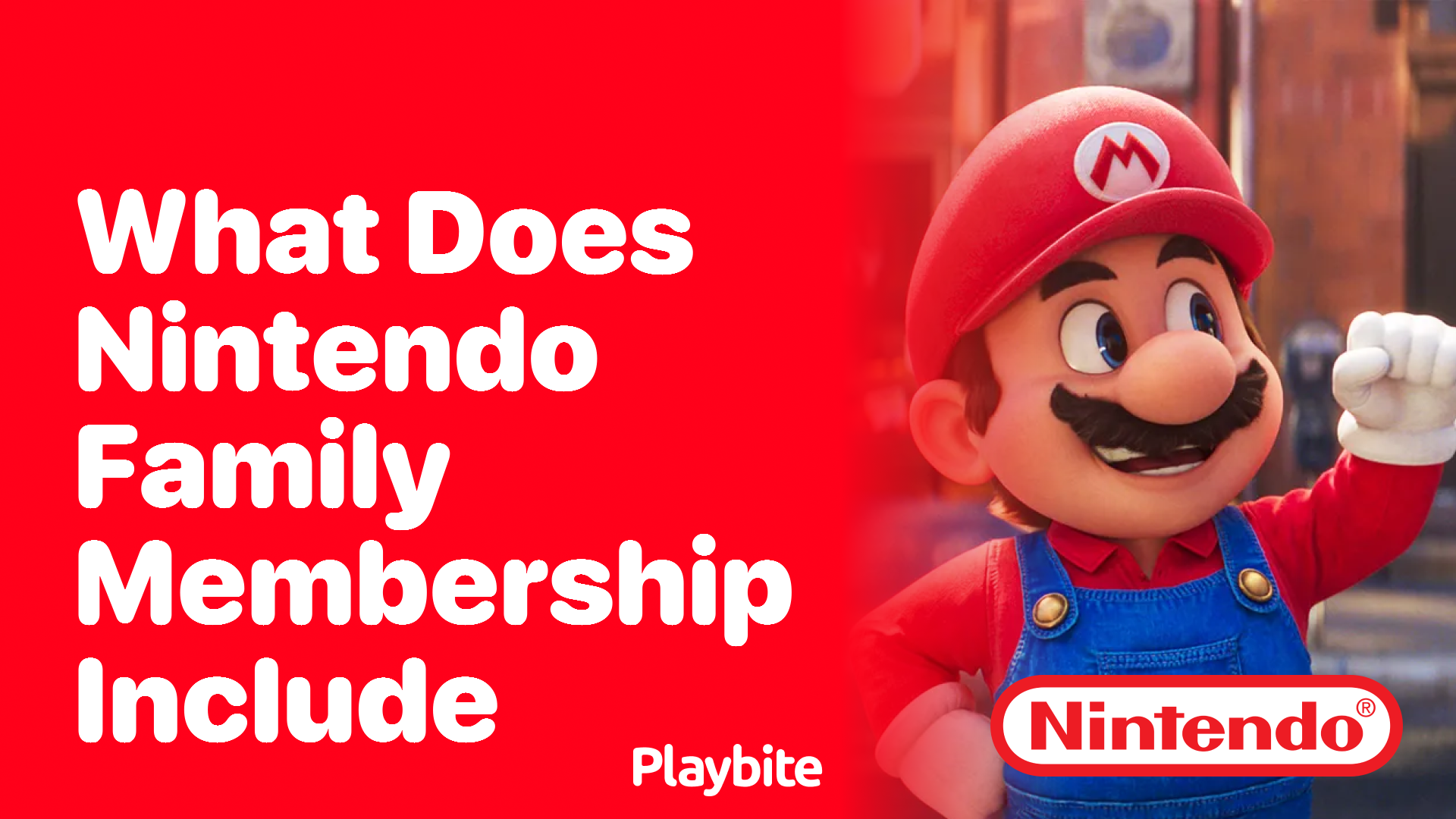 What Does Nintendo Family Membership Include?