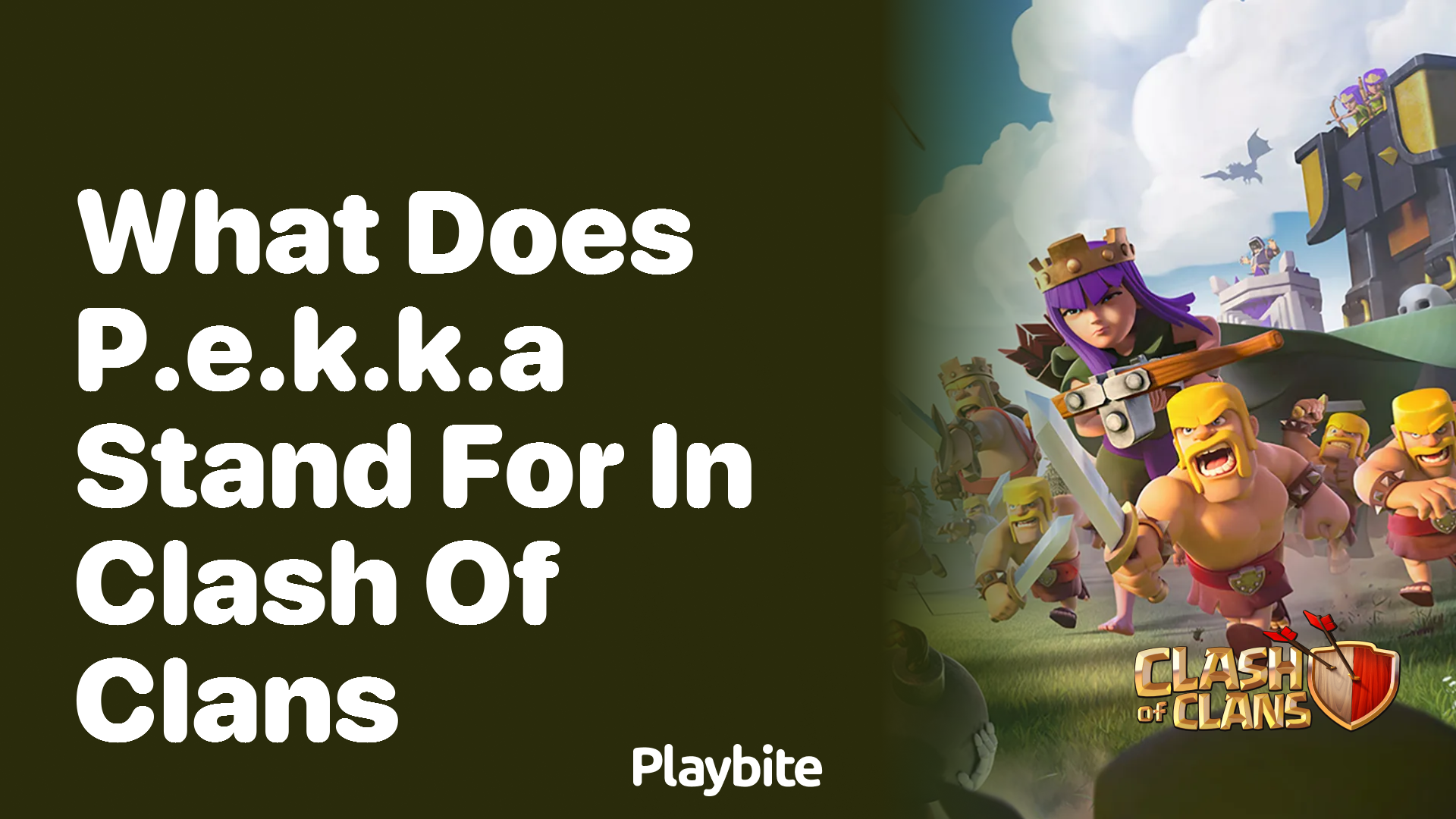 What Does P.E.K.K.A Stand for in Clash of Clans?