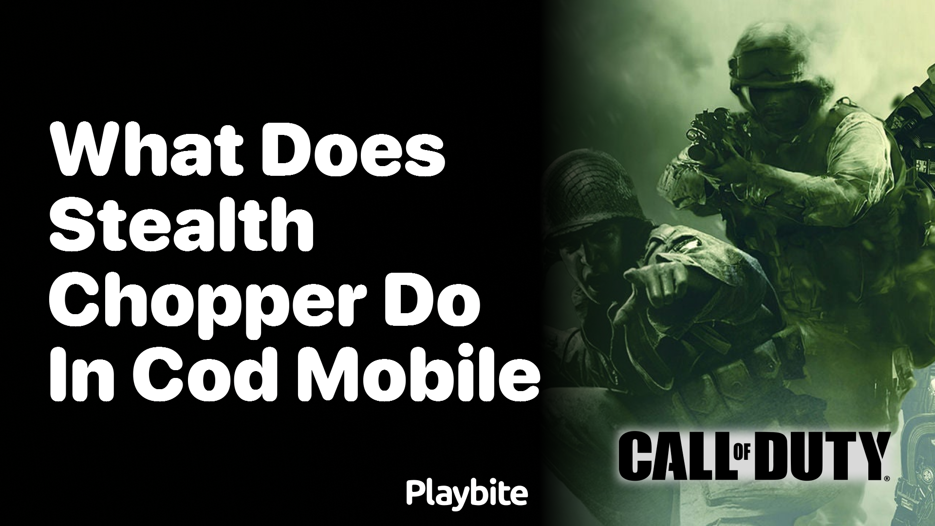 What Does the Stealth Chopper Do in CoD Mobile?