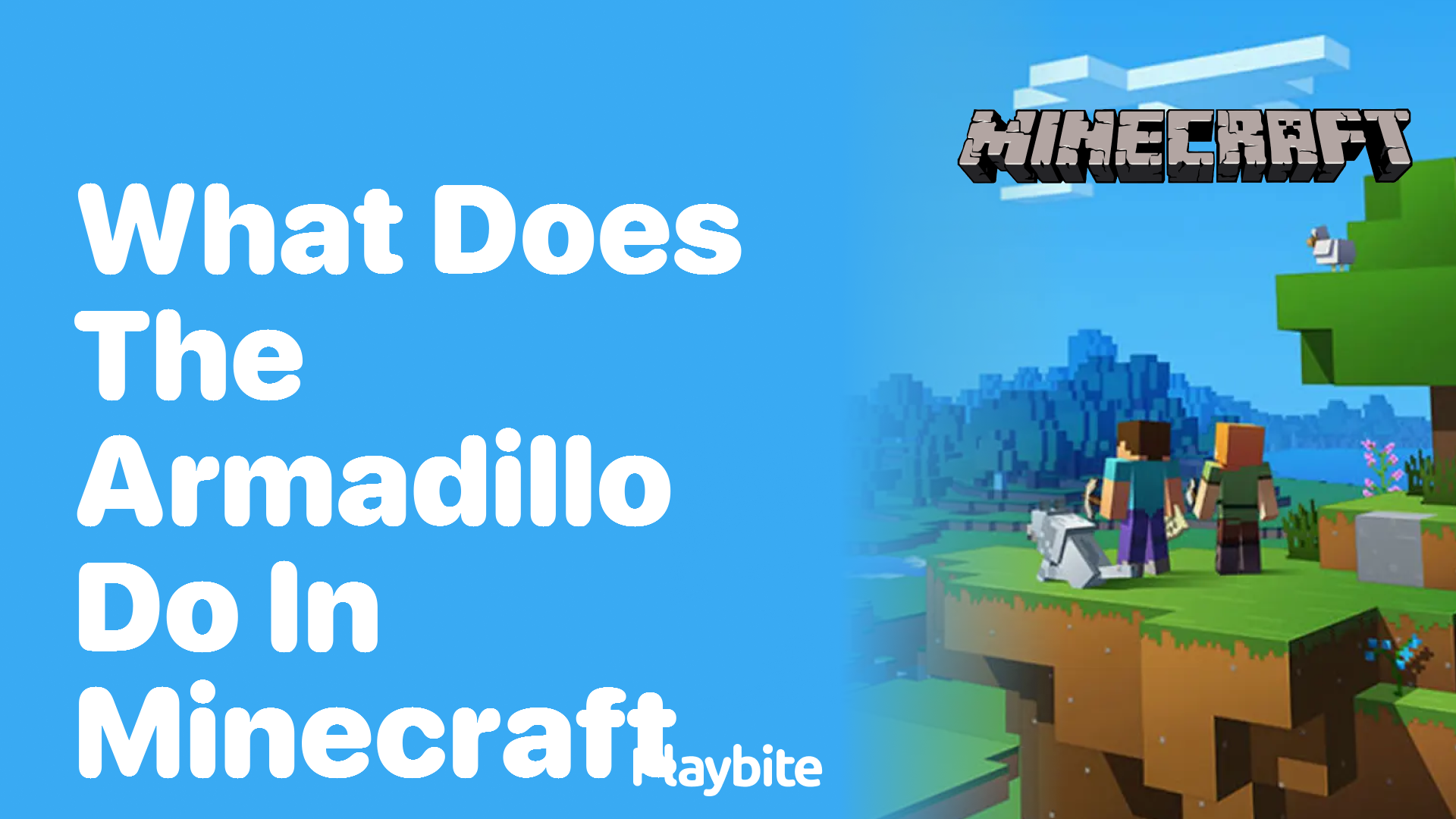 What Does the Armadillo Do in Minecraft?