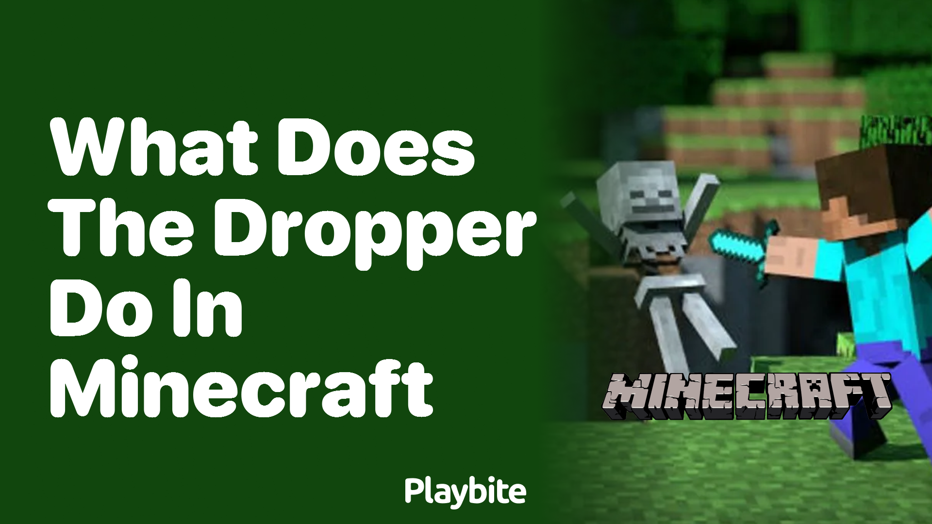 What Does the Dropper Do in Minecraft?