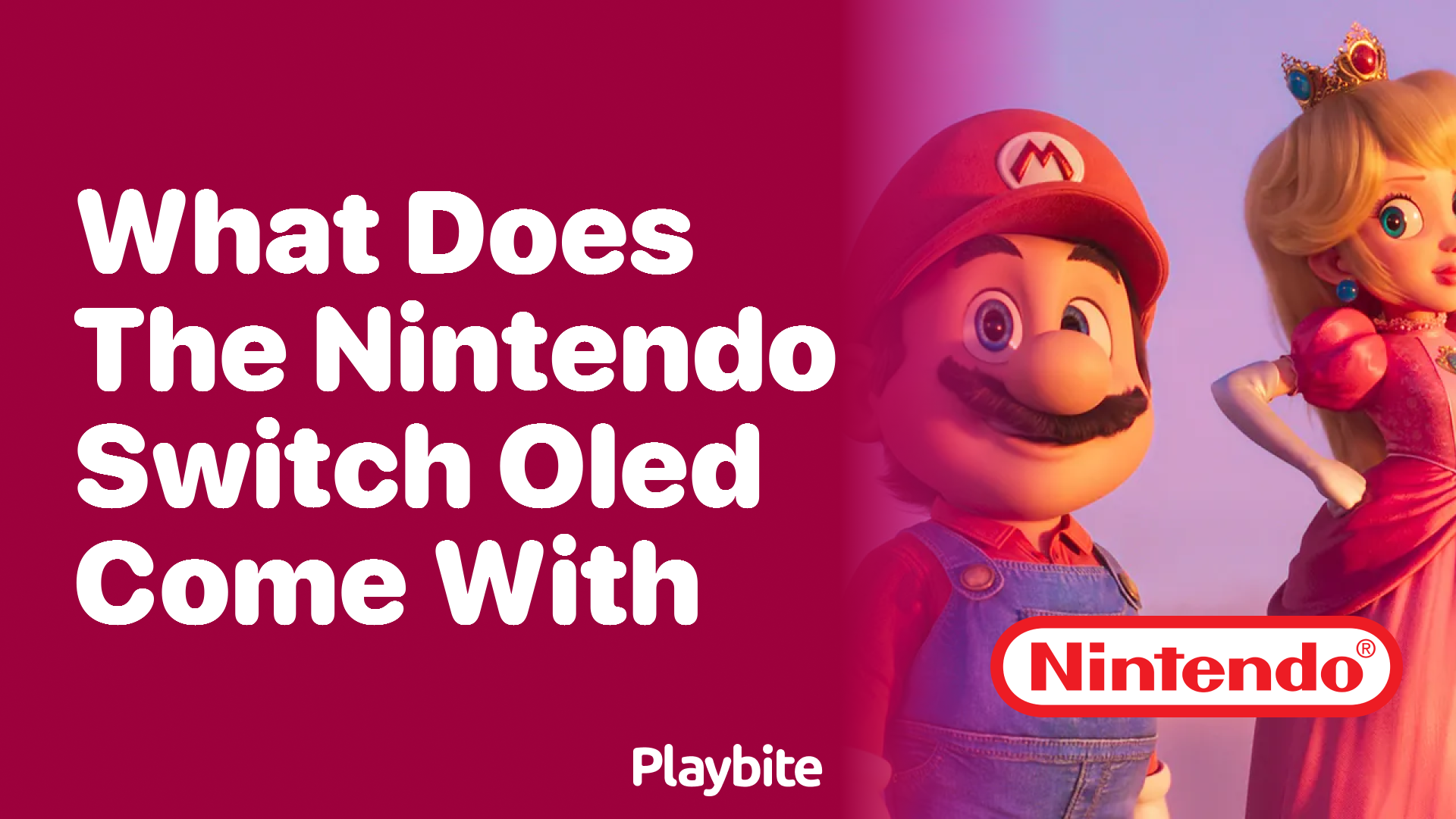 What Does the Nintendo Switch OLED Come With?