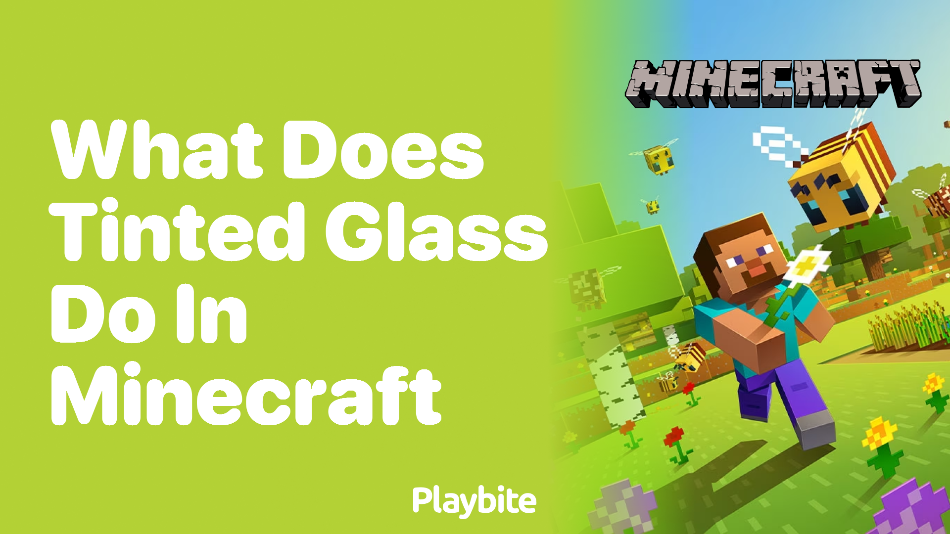 What Does Tinted Glass Do in Minecraft?