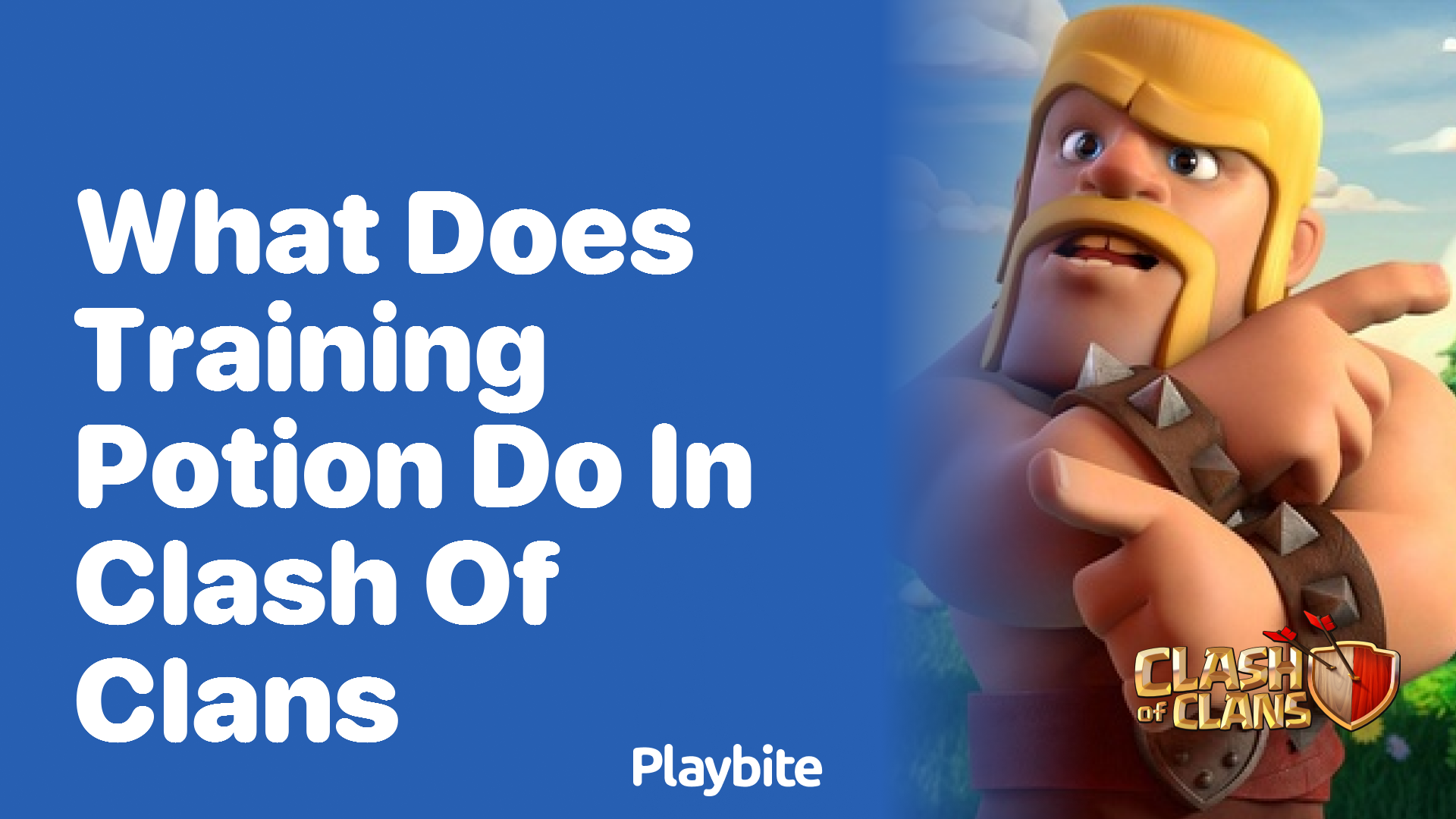 What Does a Training Potion Do in Clash of Clans?