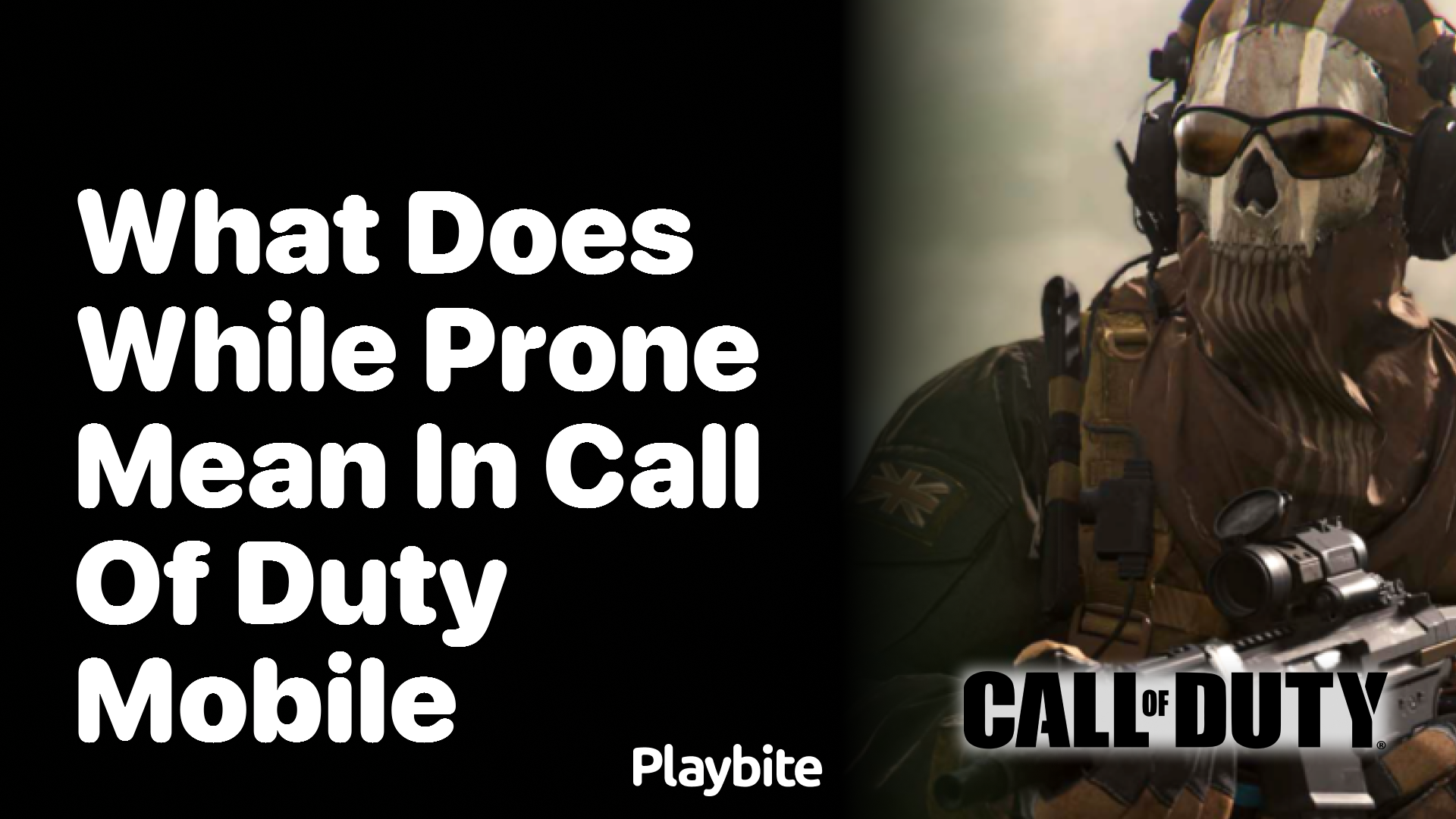 What Does ‘While Prone’ Mean in Call of Duty Mobile?