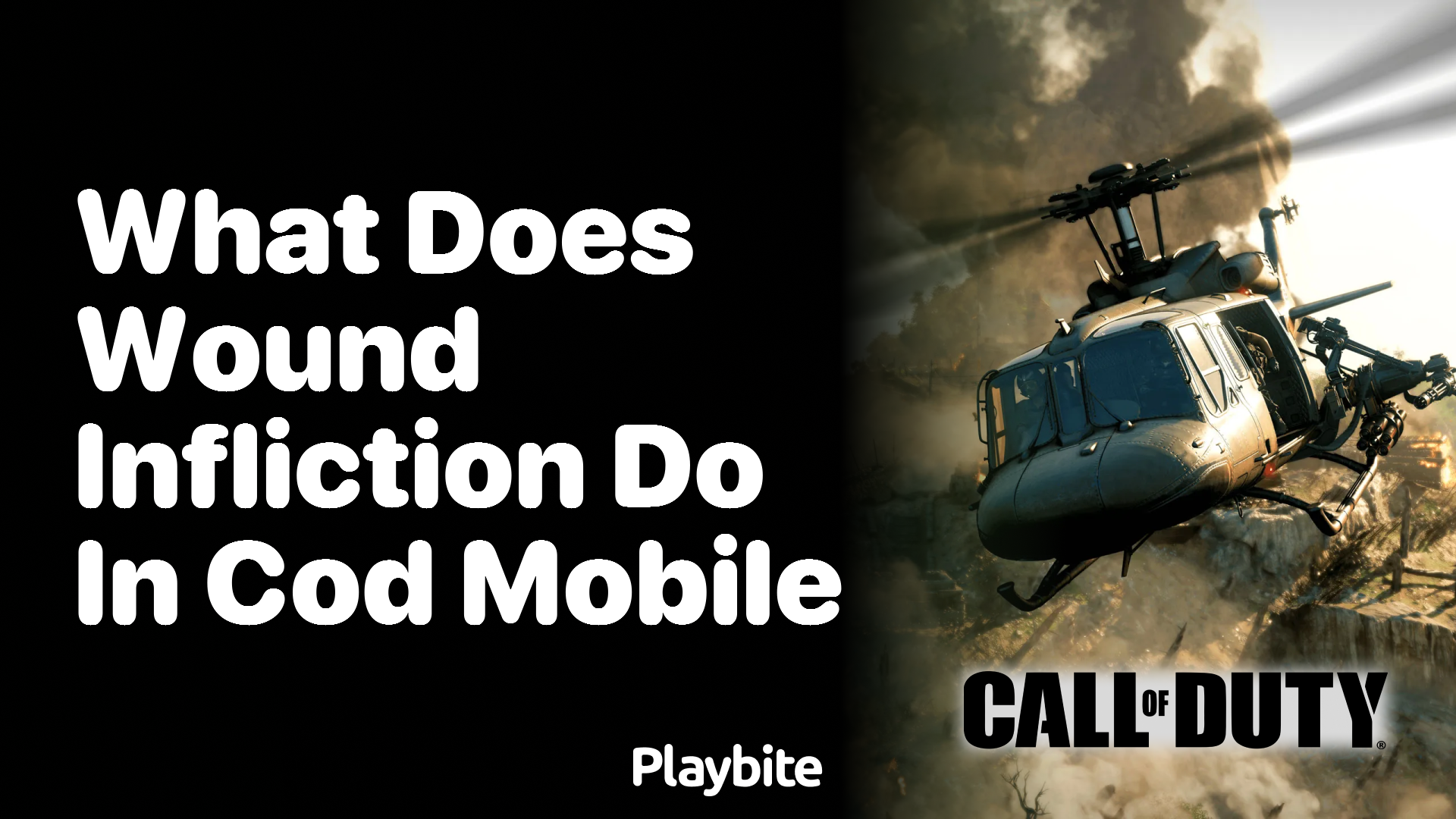What Does Wound Infliction Do in COD Mobile?