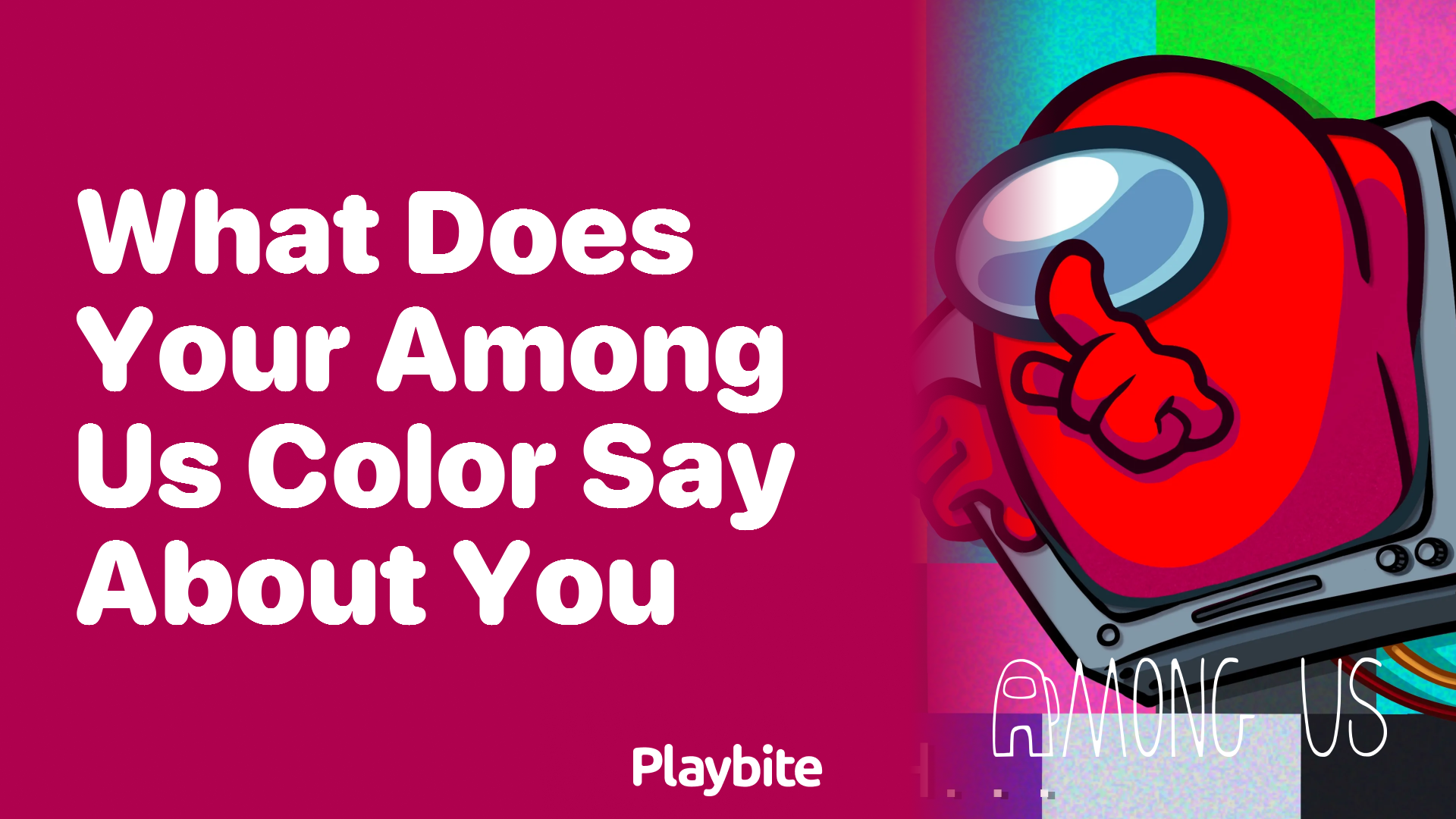 What Does Your Among Us Color Say About You? - Playbite